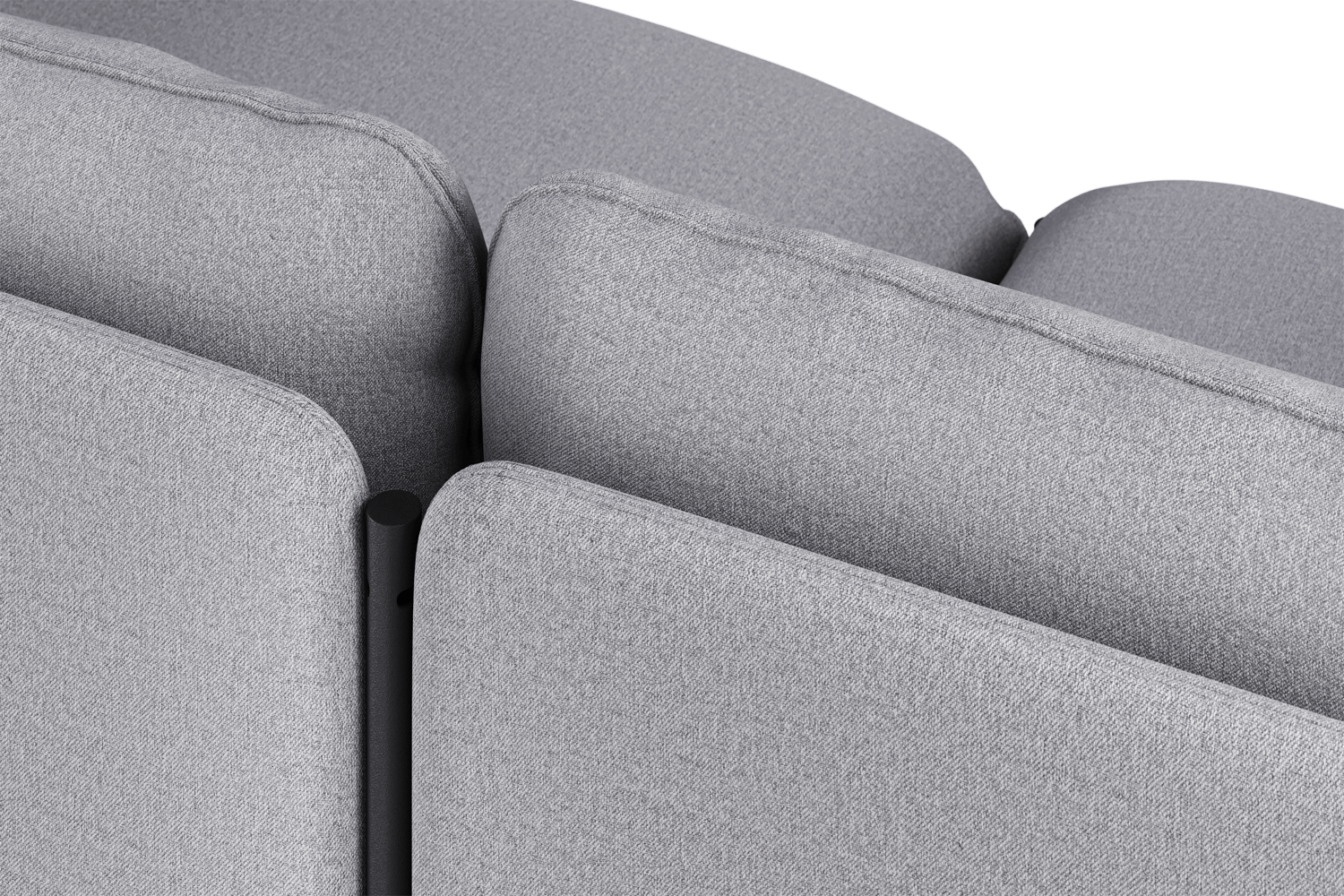 Toom Modular Sofa 4-Sitzer Konfiguration 2b in Pale Grey  präsentiert im Onlineshop von KAQTU Design AG. Ecksofa links ist von Noo.ma