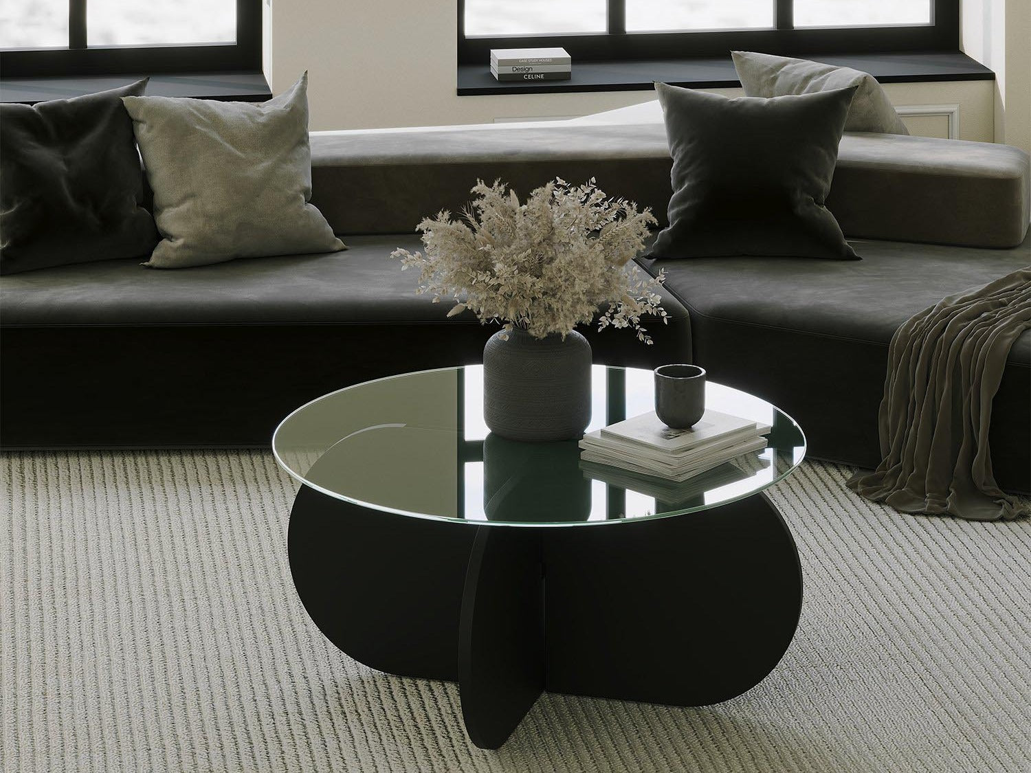 Bunte, runde Kissen der Bubble Kollektion von Hanah Home, ideal für gemütliche Wohnräume und stilvolle Akzente.