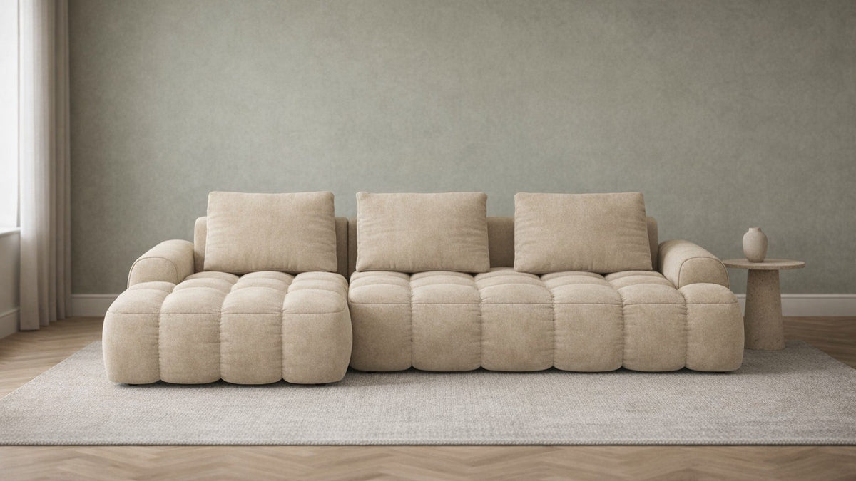 Chaise Longue Sofas mit Schlaffunktion – Wohnbeispiel