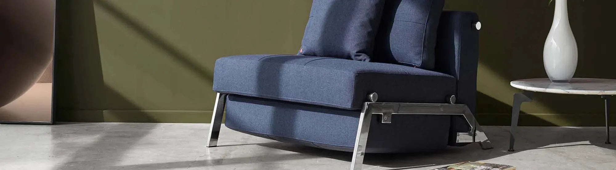 Cubed Kollektion – kompakte Bettsofas & Schlafsessel von Innovation Living