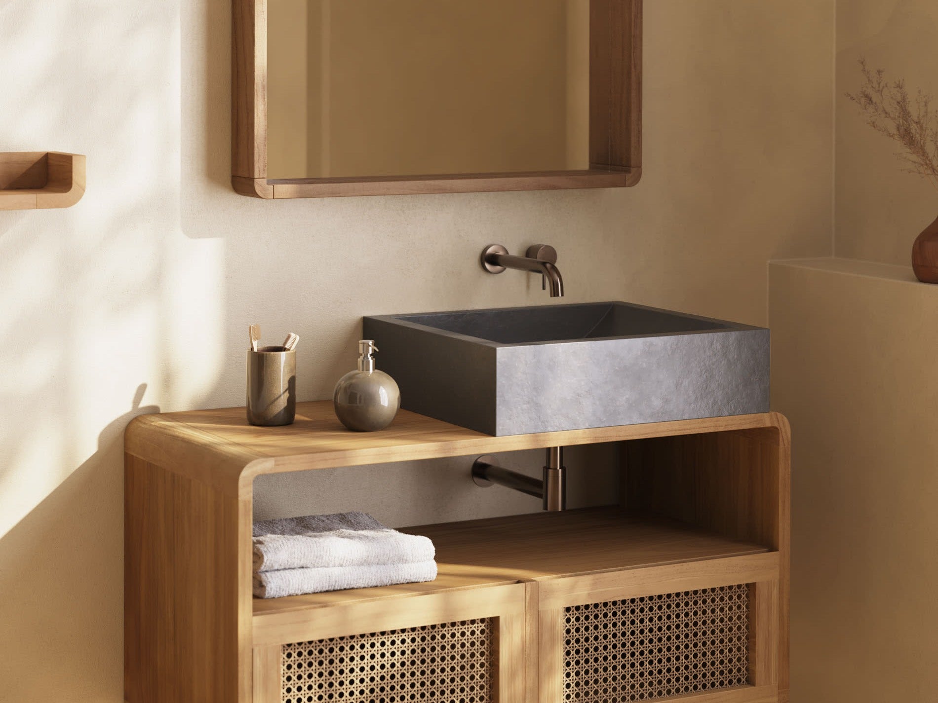 Elegante Delina Kollektion von Kave Home: stilvolle Möbel und Accessoires in harmonischen Farben und modernem Design.