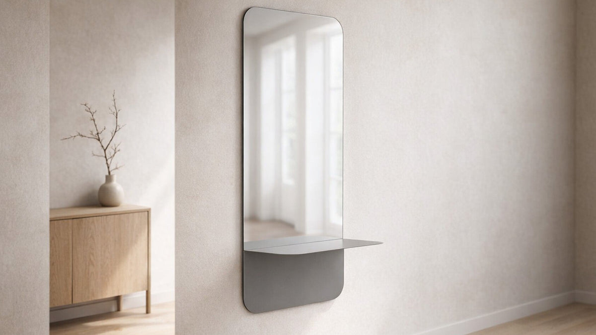 Horizon Spiegel von Normann Copenhagen – Wandspiegel – Wohnbeispiel