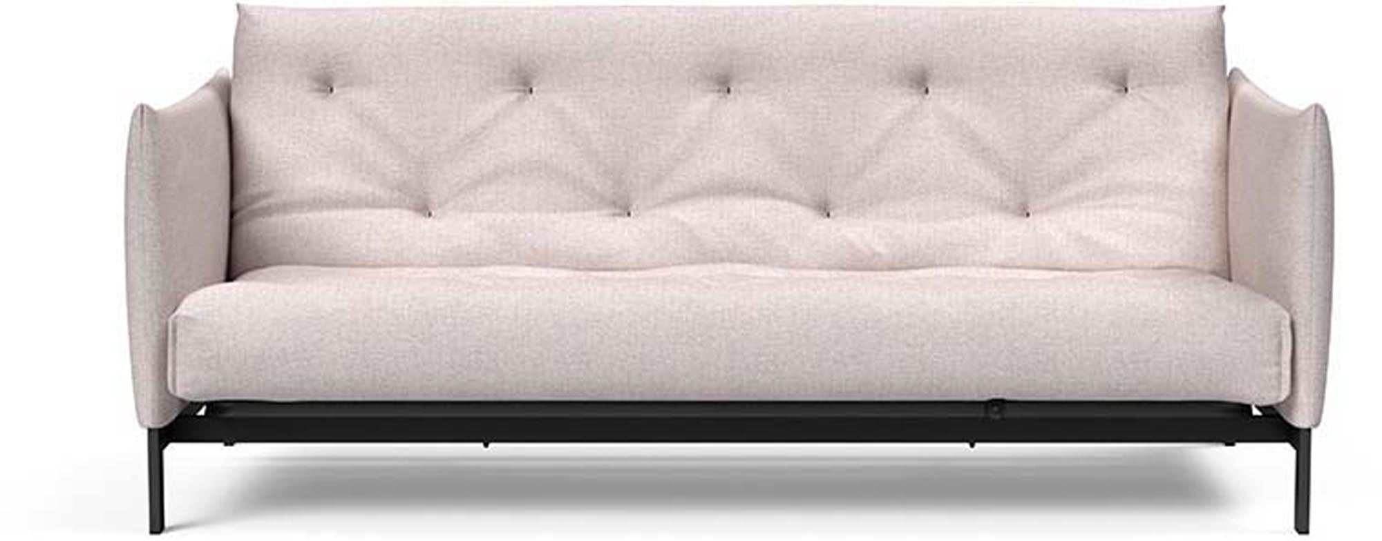 Junus Kollektion: Modulares Schlafsofa mit abnehmbarem Bezug und vier Matratzenoptionen – flexibel für Gästezimmer und kleine Räume.