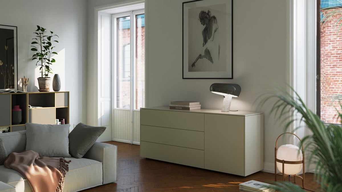 Aventa Sideboard Kollektion von Müller Möbelwerkstätten – minimalistisches Design, stilvoller Stauraum im modernen Wohnbereich