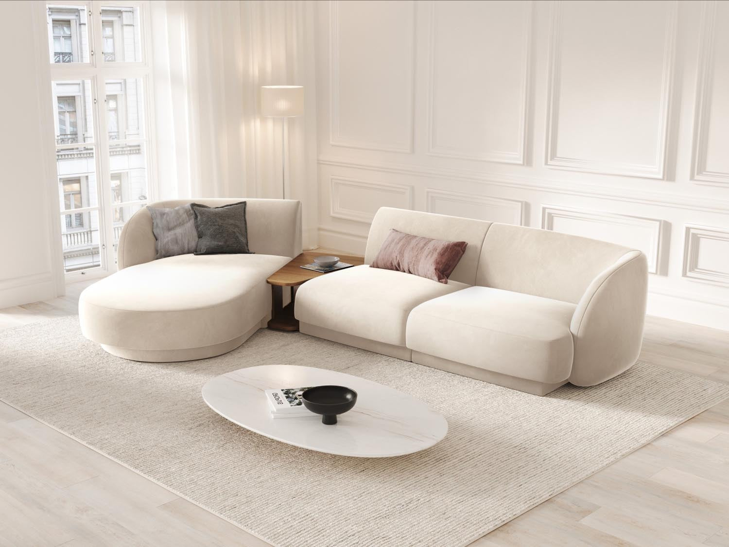 Elegante Miley Kollektion von Micadoni: stilvolle Möbel mit modernem Design, ideal für jedes Zuhause.