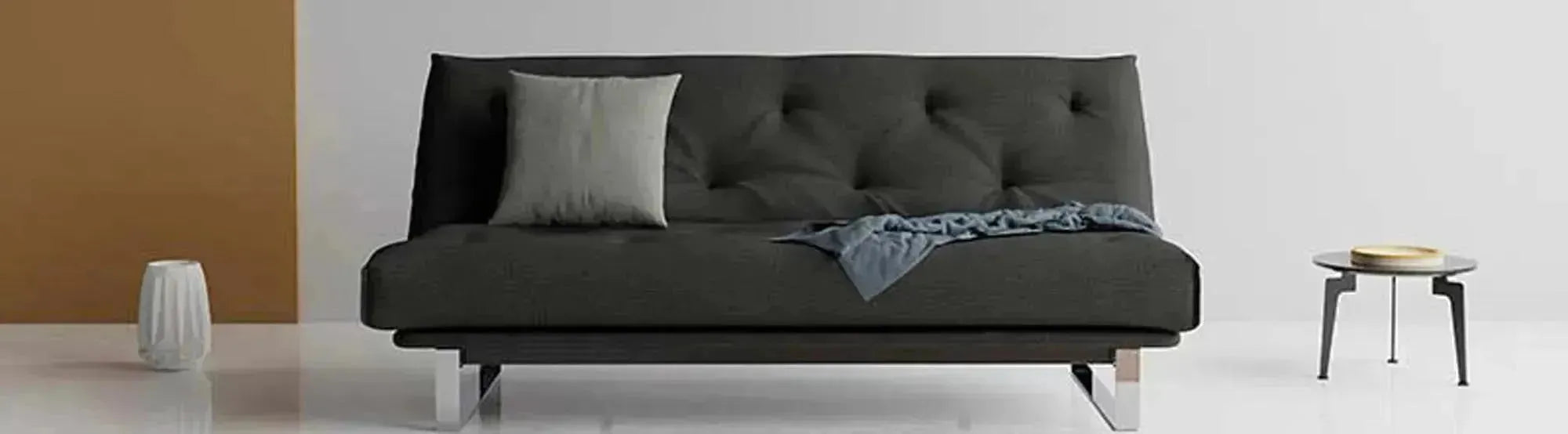 Minimum Kollektion – inimalistische Schlafsofas mit Optionen