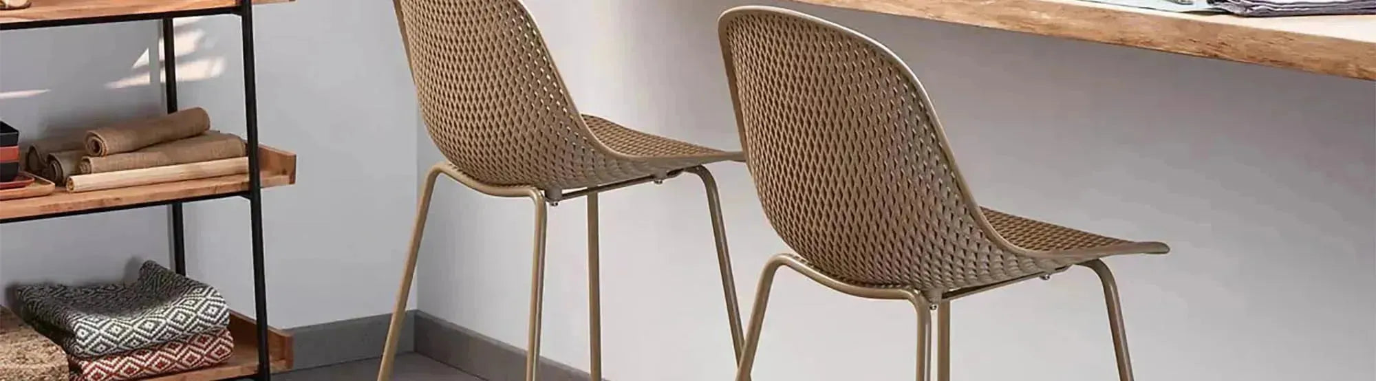 Quinby von Kave Home – Outdoor-Stühle aus recyceltem Kunststoff
