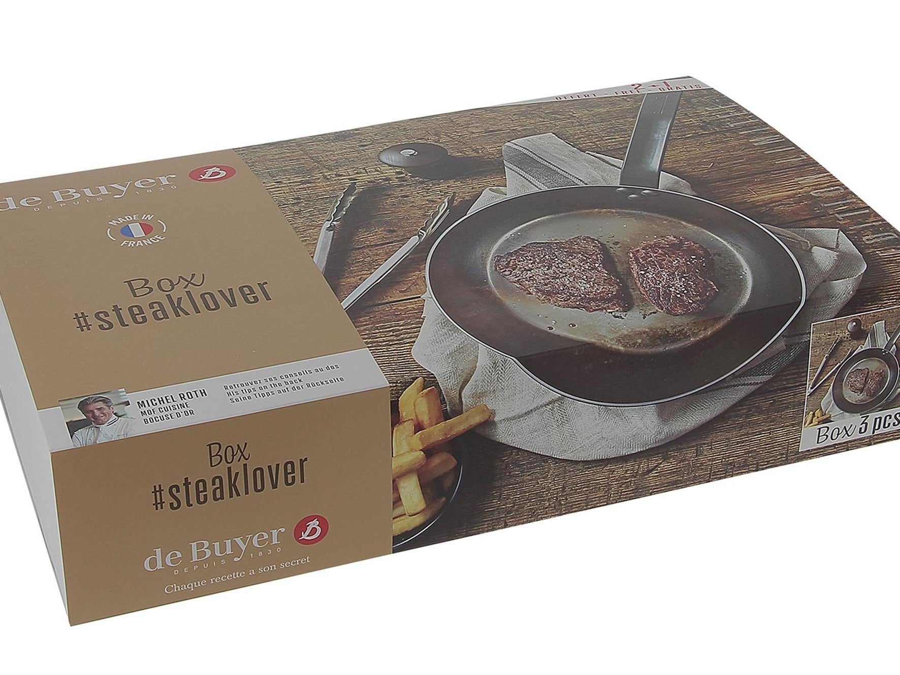 Entdecke die De Buyer Kochgeschirr Kollektion: Französische Qualität, vielseitige Pfannen und Töpfe für perfekte Gerichte in deiner Küche.