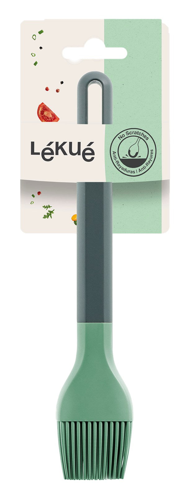 Backpinsel 40 mm Grün in Grün präsentiert im Onlineshop von KAQTU Design AG. Backen ist von Lékué