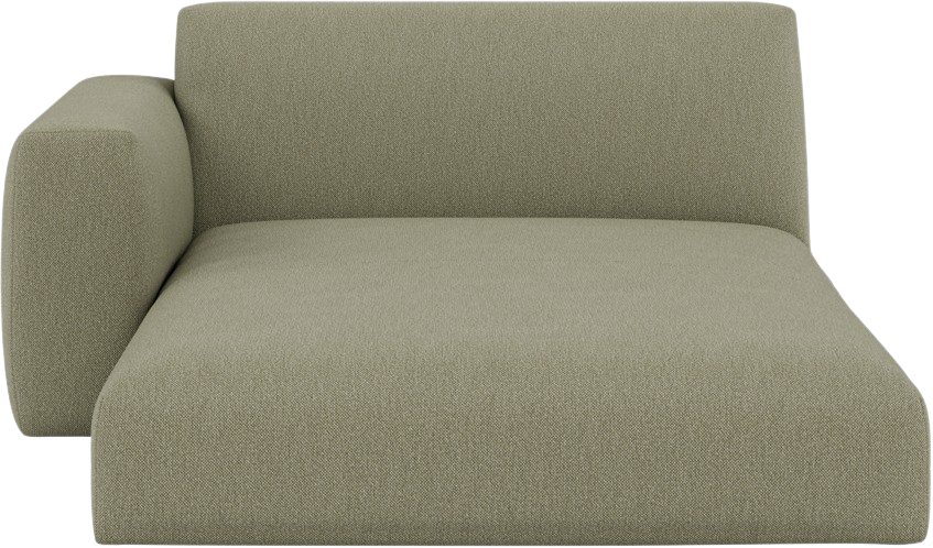 In Situ Sofa / Lounge-Modul mit linker Armlehne (H98) in Olivgrün präsentiert im Onlineshop von KAQTU Design AG. Modulares Sofa ist von Muuto