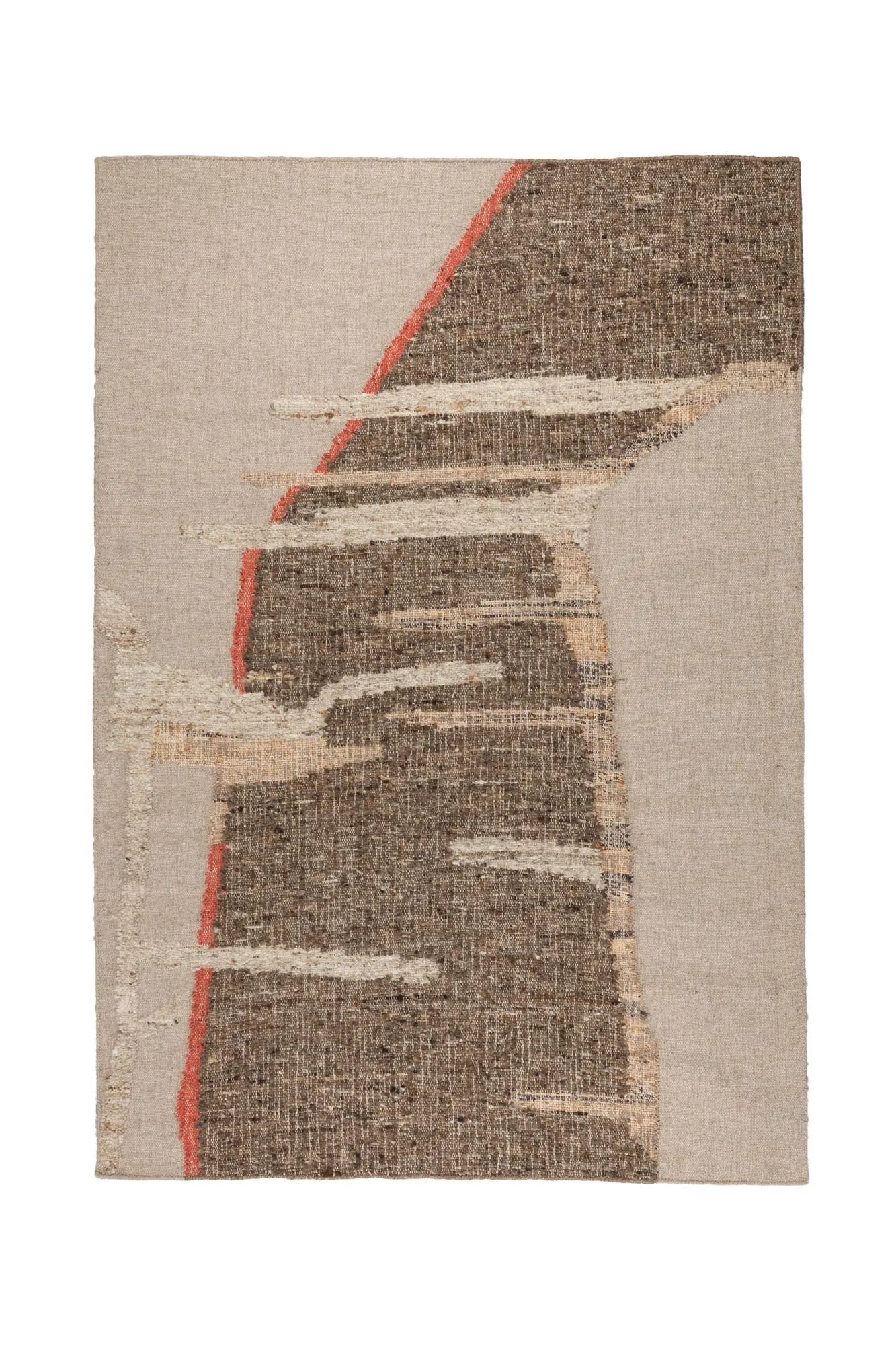 Der Briton Teppich von Dutchbone: Eleganz und Komfort in 160x230 cm, handgewebt aus Wolle und Jute für zeitlosen Vintage-Charme.