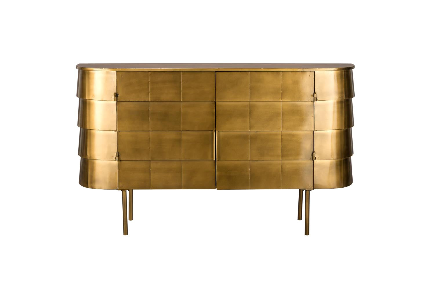 Entdecke das Hanna Sideboard von Dutchbone: rustikales Design, hochwertiges Holz, großzügiger Stauraum für Wohnzimmer, Flur und Esszimmer.