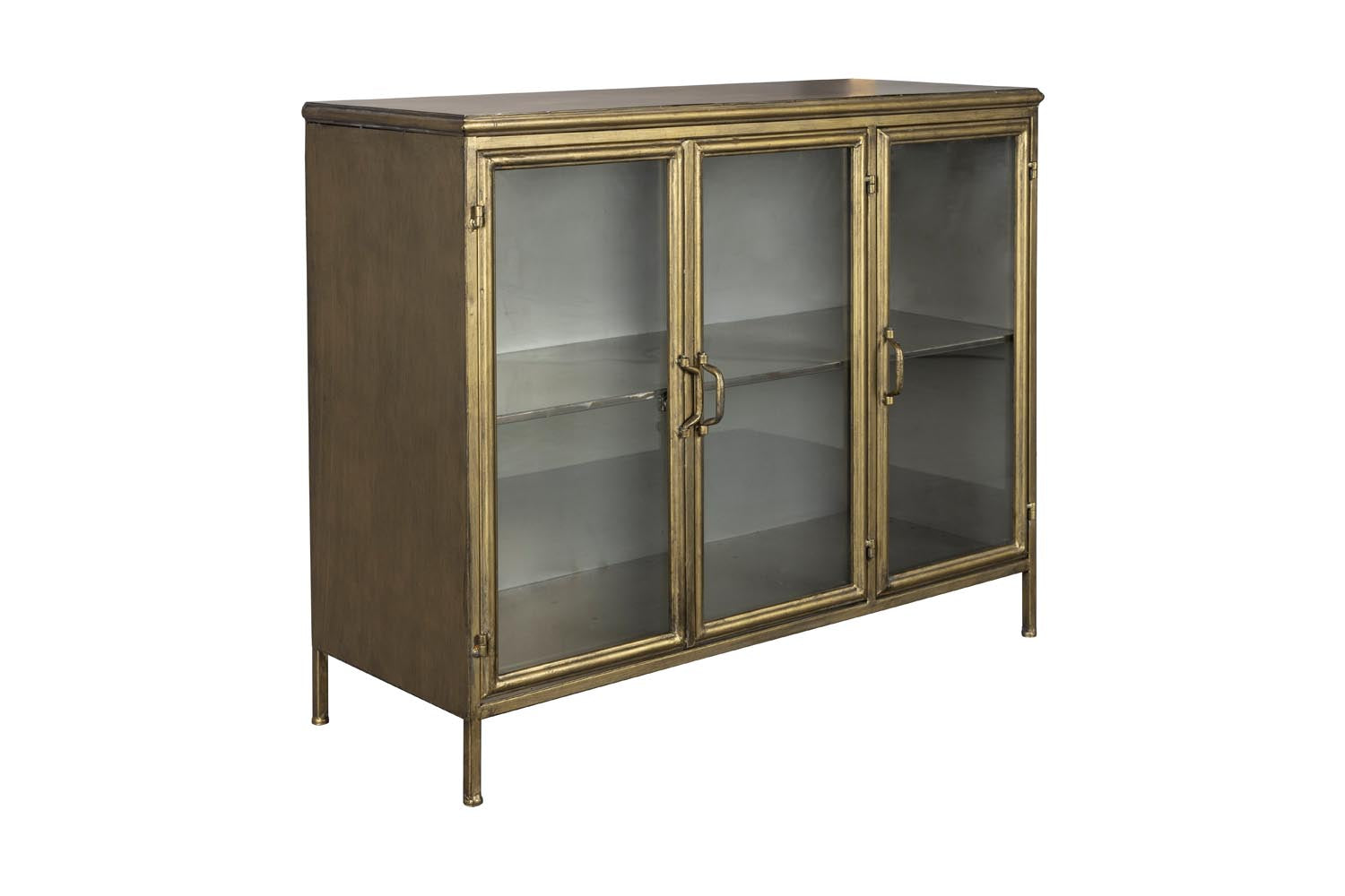 Elegantes Gertlush Sideboard von Dutchbone im Holz-Metall-Look.