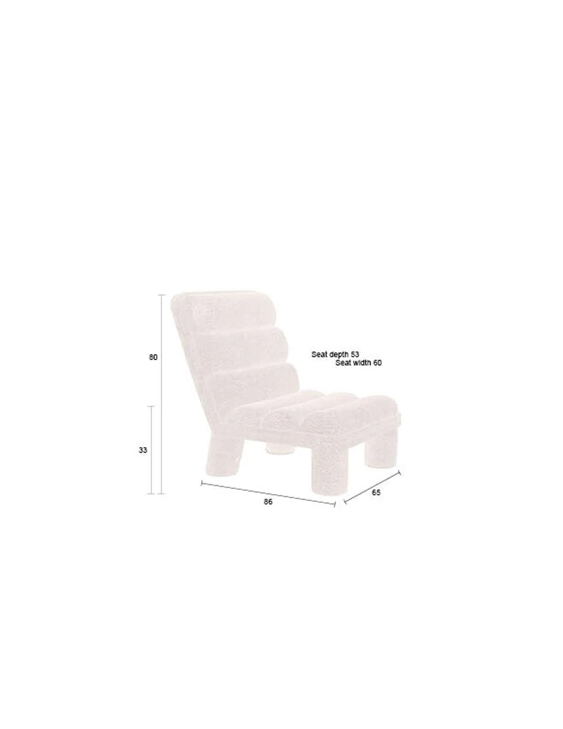 Fern Loungesessel: Komfort trifft auf modernes Dutchbone-Design.