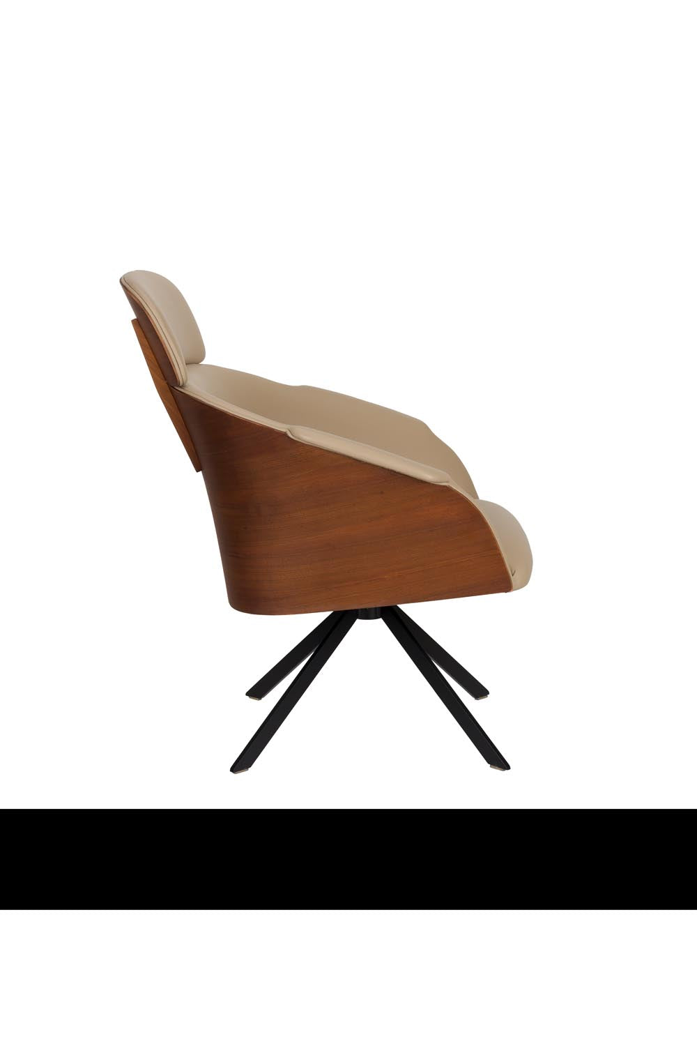 Frie Sessel von Zuiver: Modernes Design mit edlem Walnussholz.