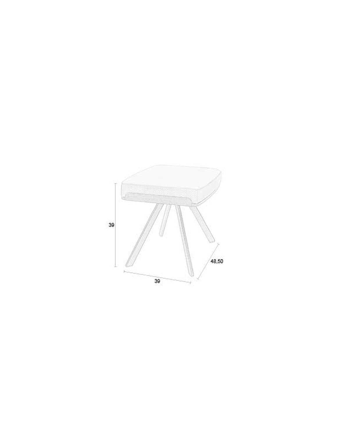 Eleganter Zuiver Frie Hocker: Ergonomisch mit stilvollen Holzdetails.