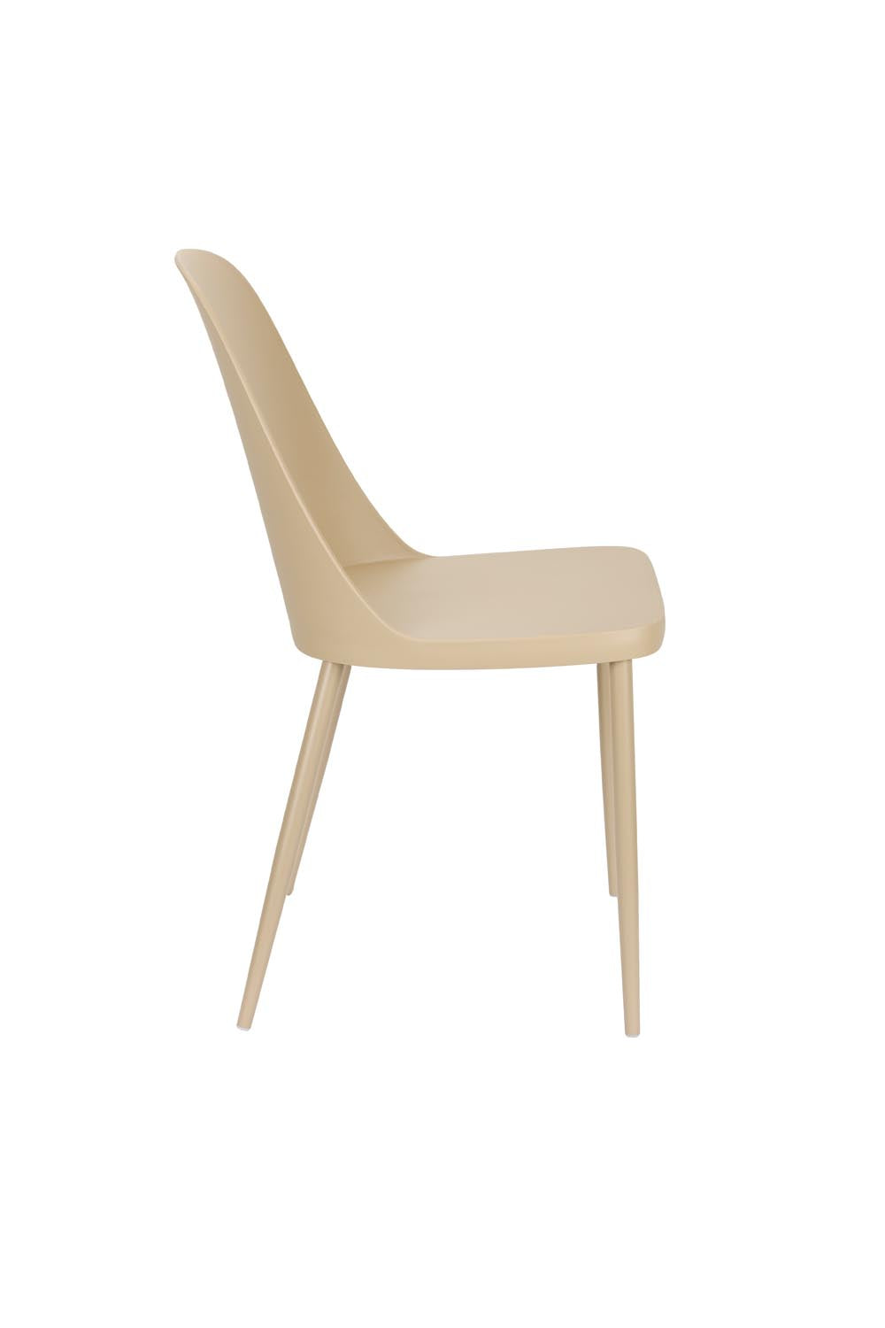 Pip Stuhl All in beige präsentiert im Onlineshop von KAQTU Design AG. Stuhl ist von White Label Living