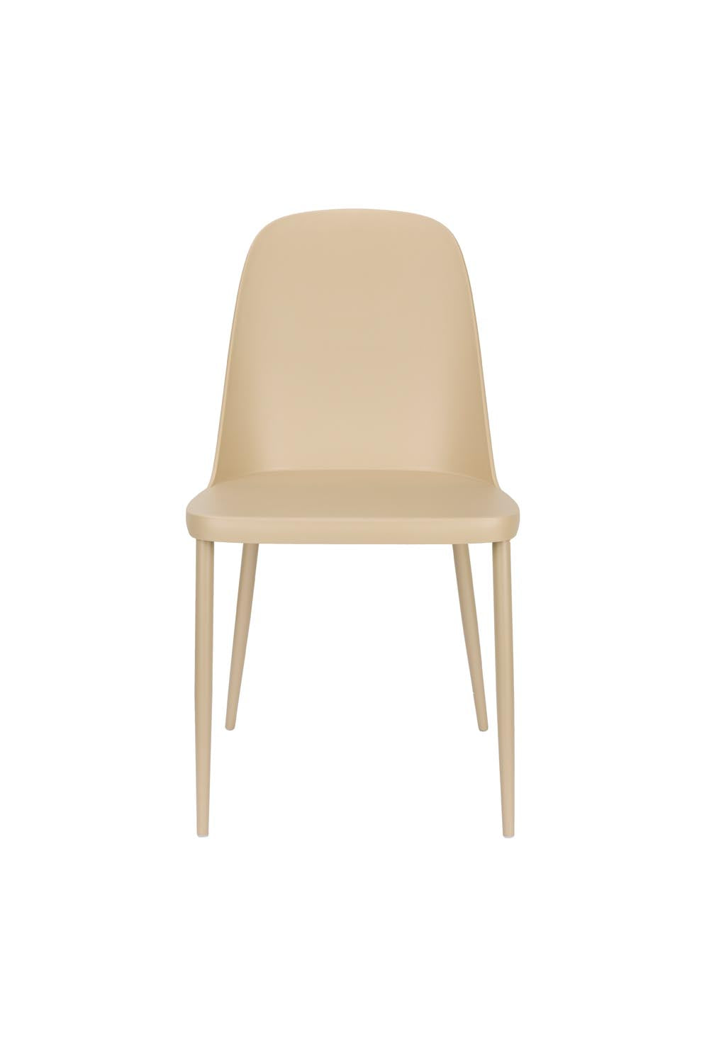 Pip Stuhl All in beige präsentiert im Onlineshop von KAQTU Design AG. Stuhl ist von White Label Living