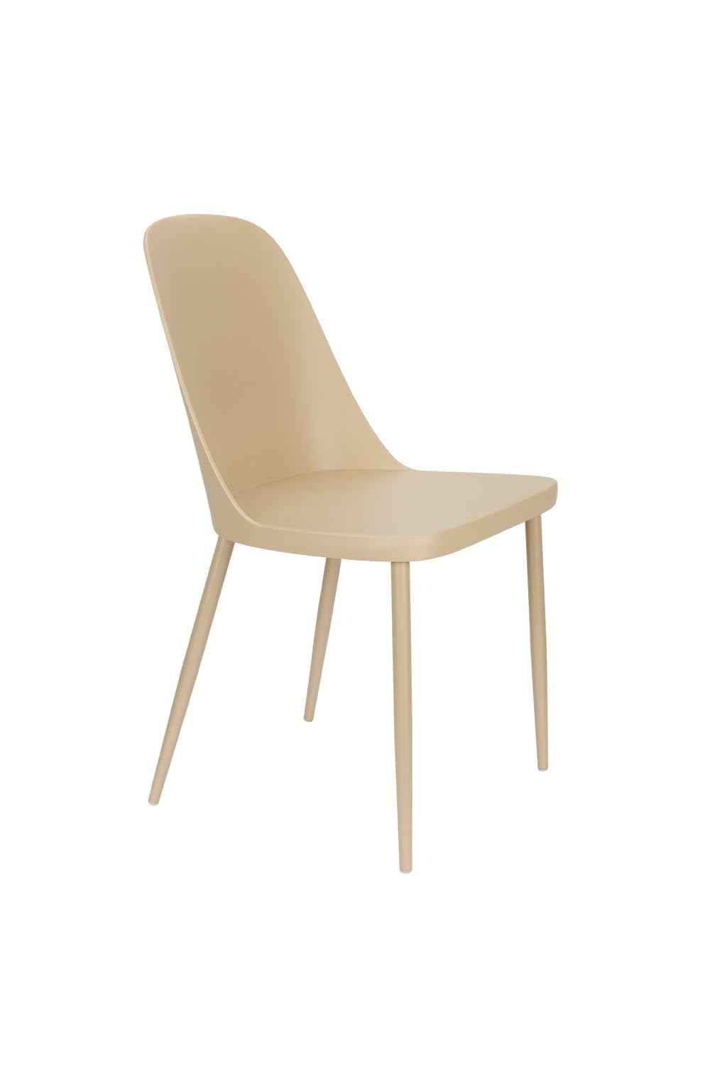 Pip Stuhl All in beige präsentiert im Onlineshop von KAQTU Design AG. Stuhl ist von White Label Living