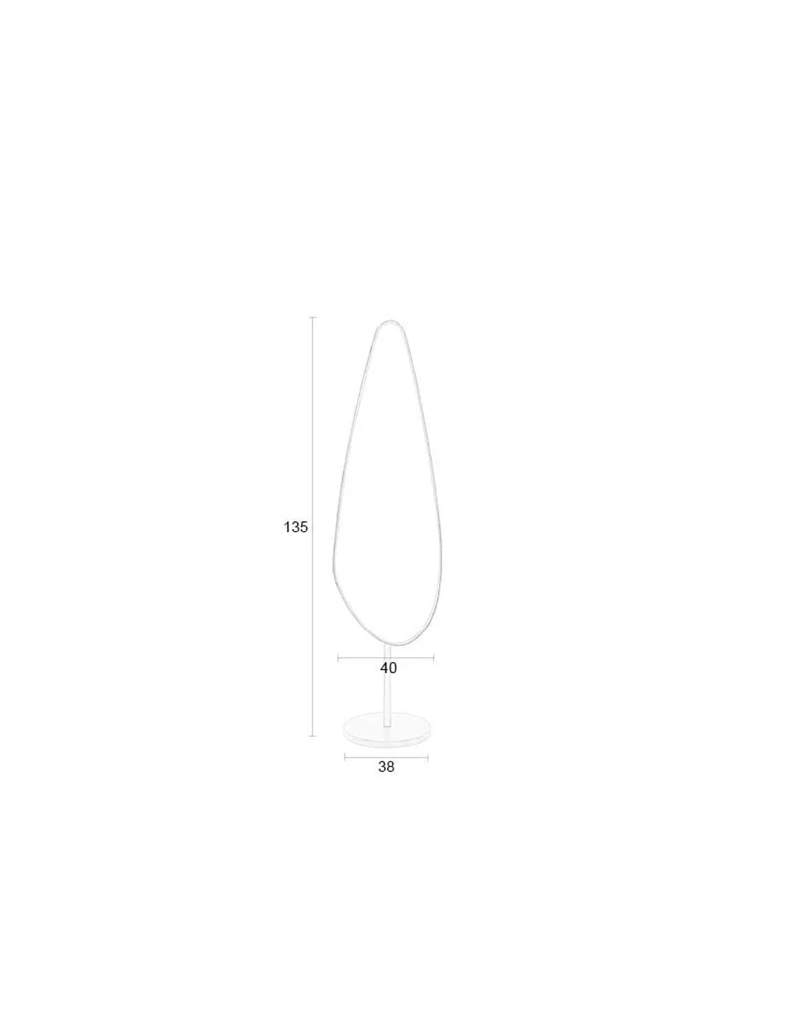 Eleganter Dropz Mirror: Zeitloses Design für stilvolle Räume.