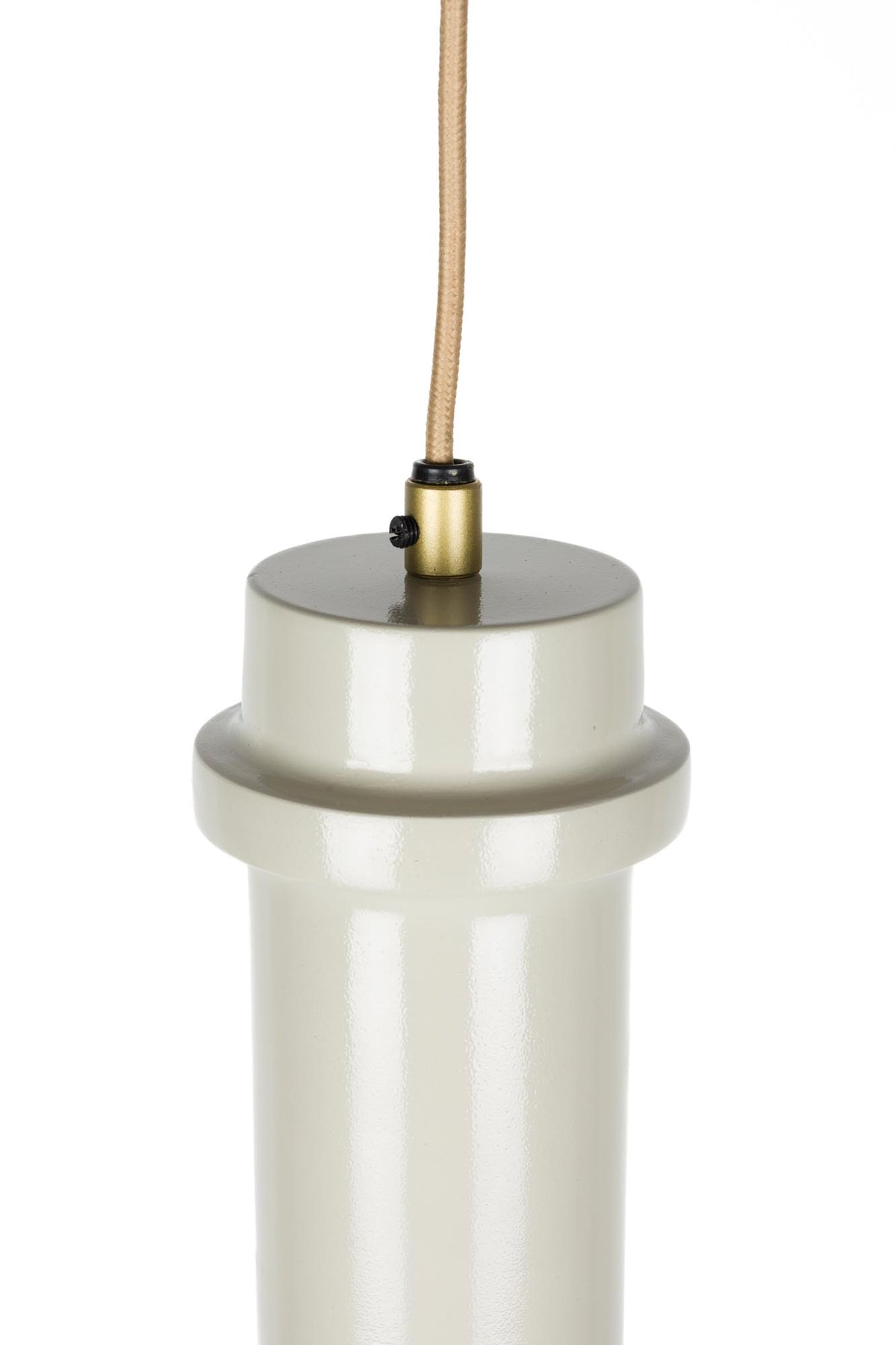Pendellampe Duct L in Grau präsentiert im Onlineshop von KAQTU Design AG. Pendelleuchte ist von White Label Living