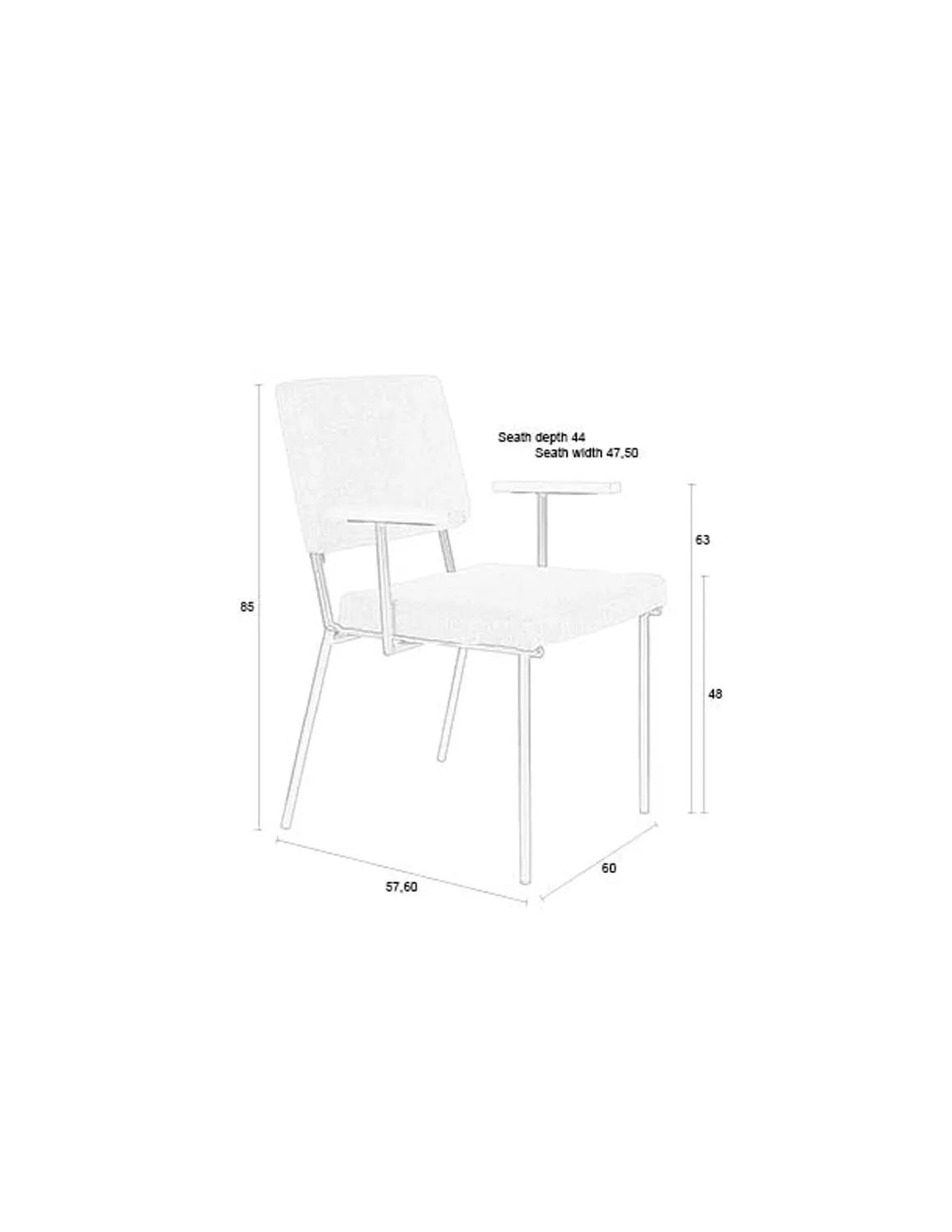 Zuiver Fellow: Ergonomischer Komfort in stilvollem Design.
