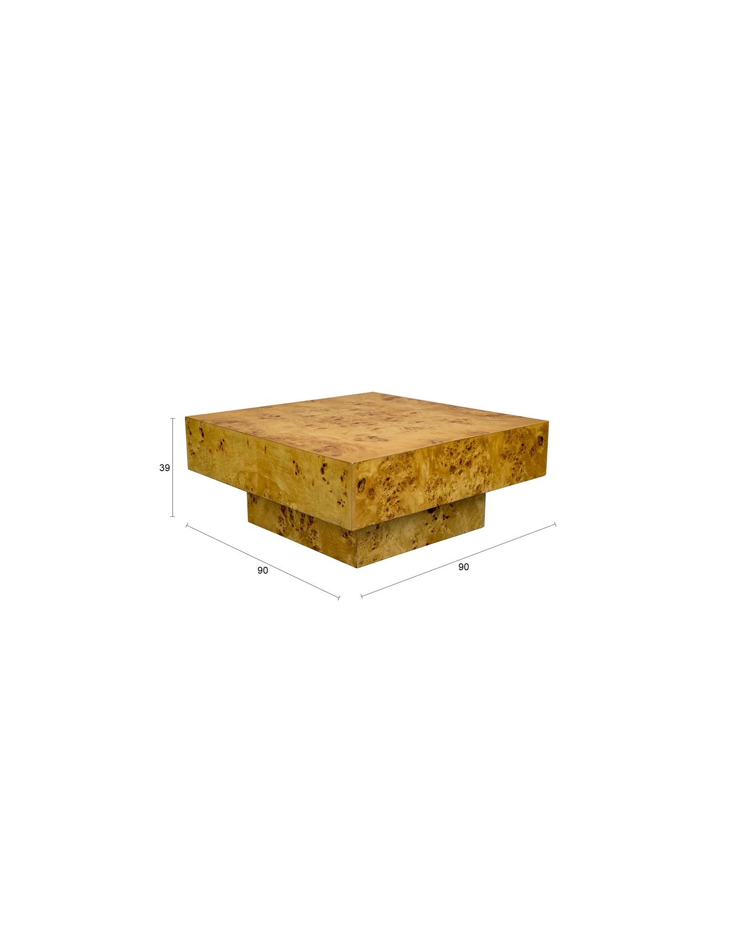 Moderner Couchtisch Quinn von Dutchbone, gefertigt aus hochwertigen Materialien, vereint Stil und Funktion für Ihr Wohnzimmer.