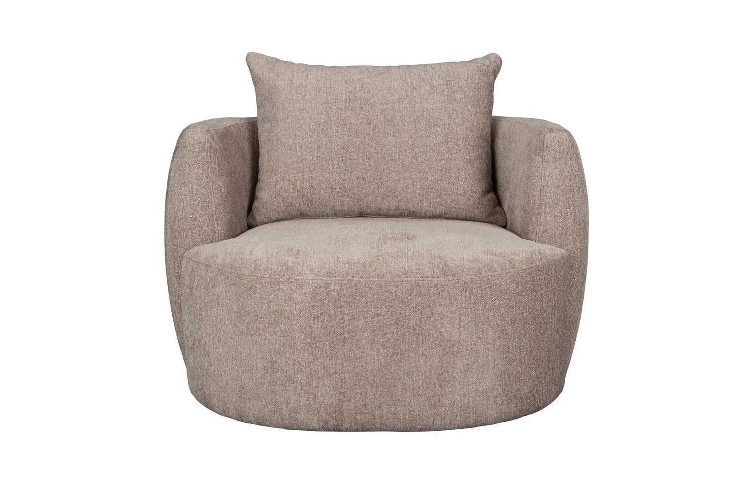 Der Rocca Lounge Stuhl von Dutchbone vereint organische Eleganz und Komfort, inspiriert von der Natur, in einem stilvollen Design.