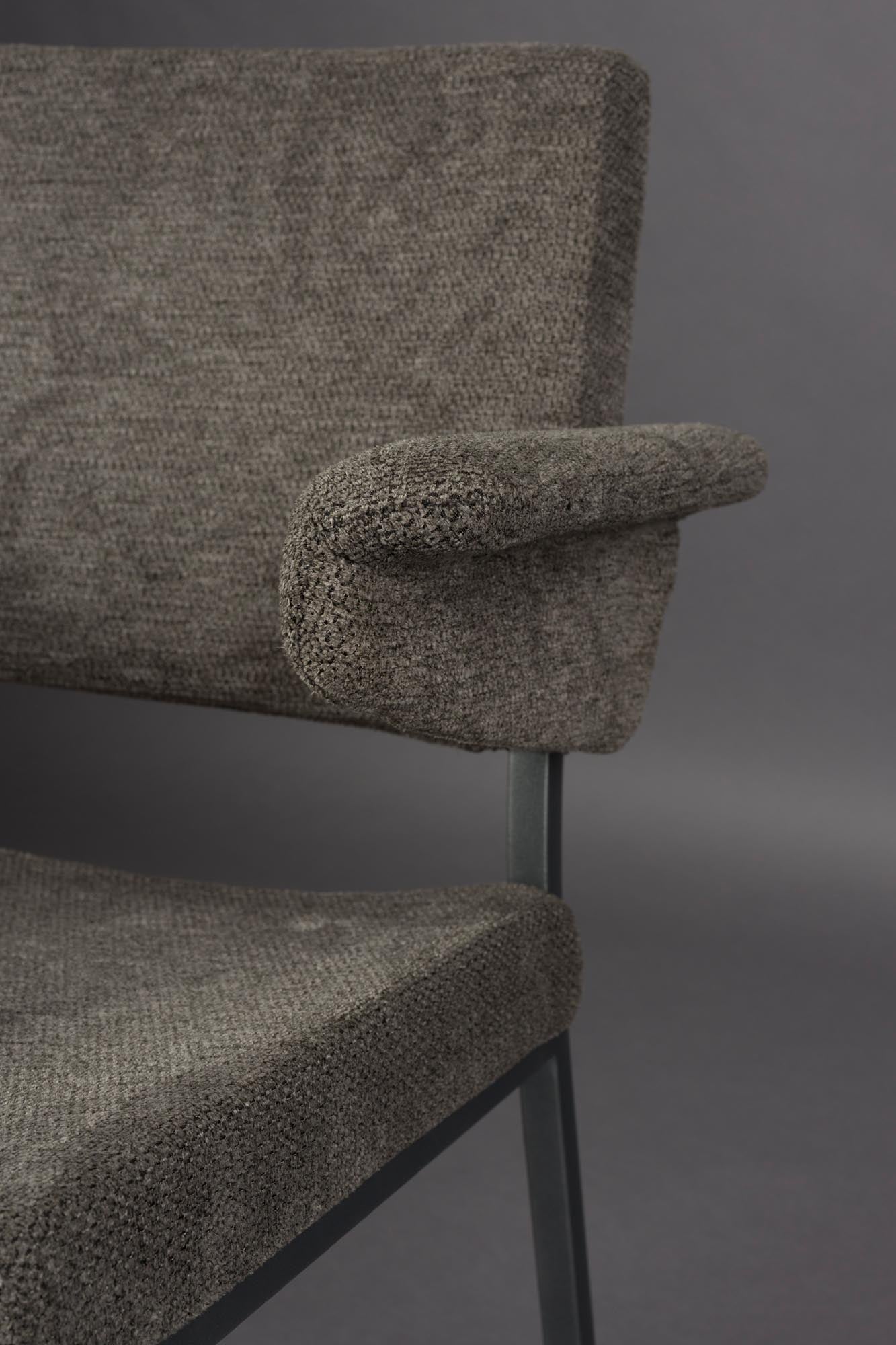 Sessel Portland in Grau präsentiert im Onlineshop von KAQTU Design AG. Sessel ist von Dutchbone