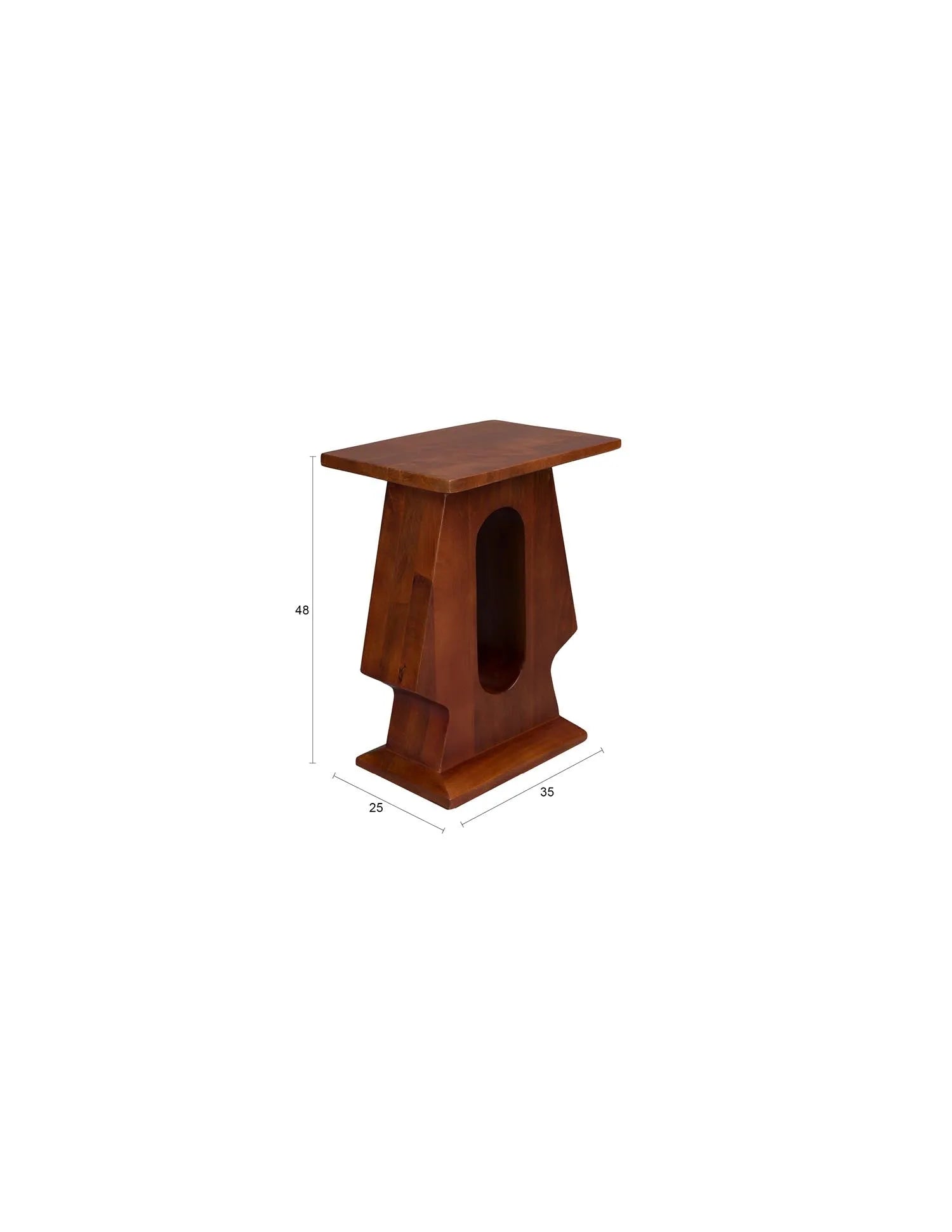 Der Dutchbone Beistelltisch Pilaster kombiniert stilvolles Design mit praktischer Funktion, perfekt für ein modernes Wohnambiente.
