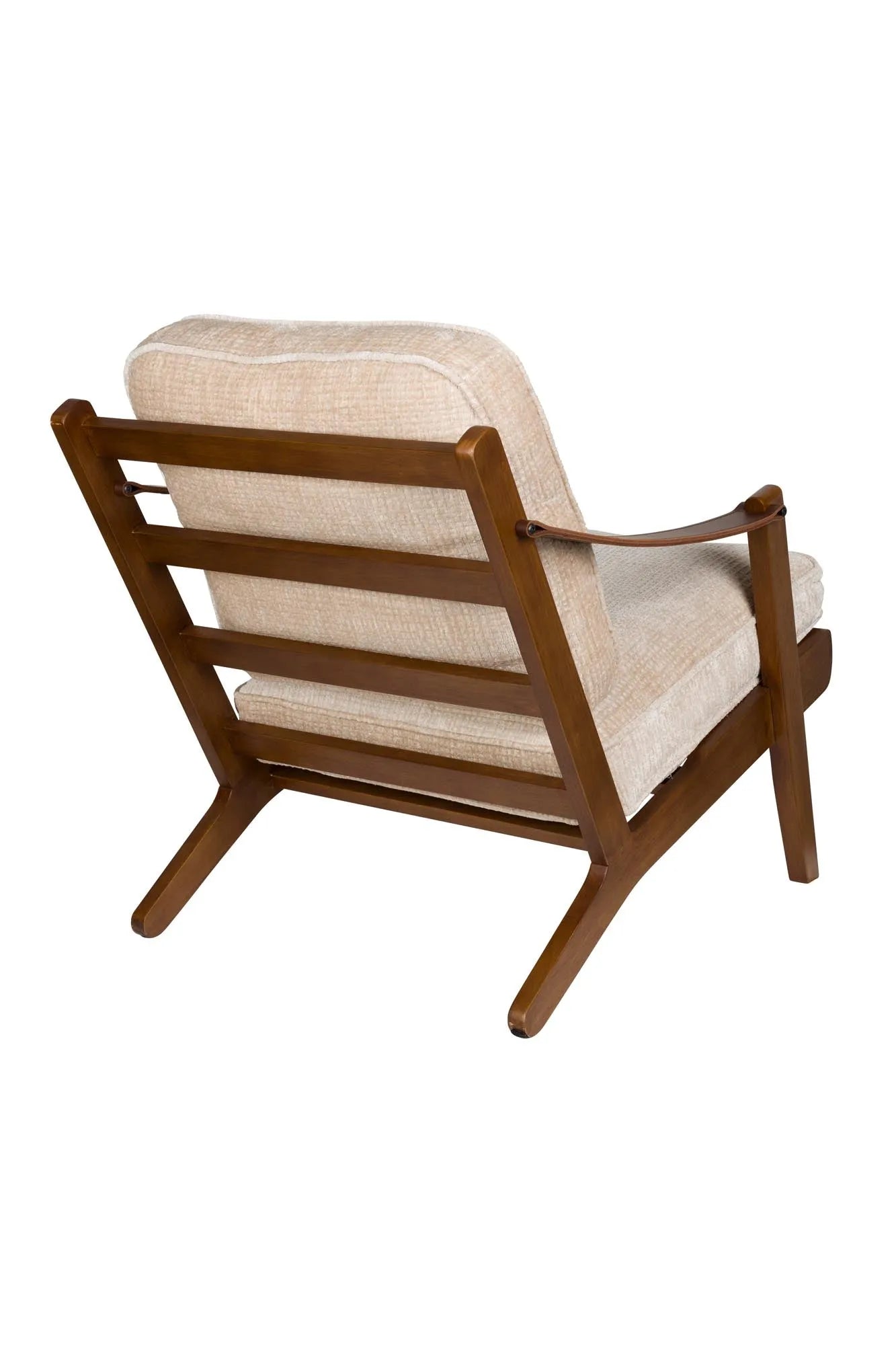 Der Loungesessel Washington vereint edles Mangoholz mit Vintage-Charme und bietet stilvollen Komfort für jeden Raum.