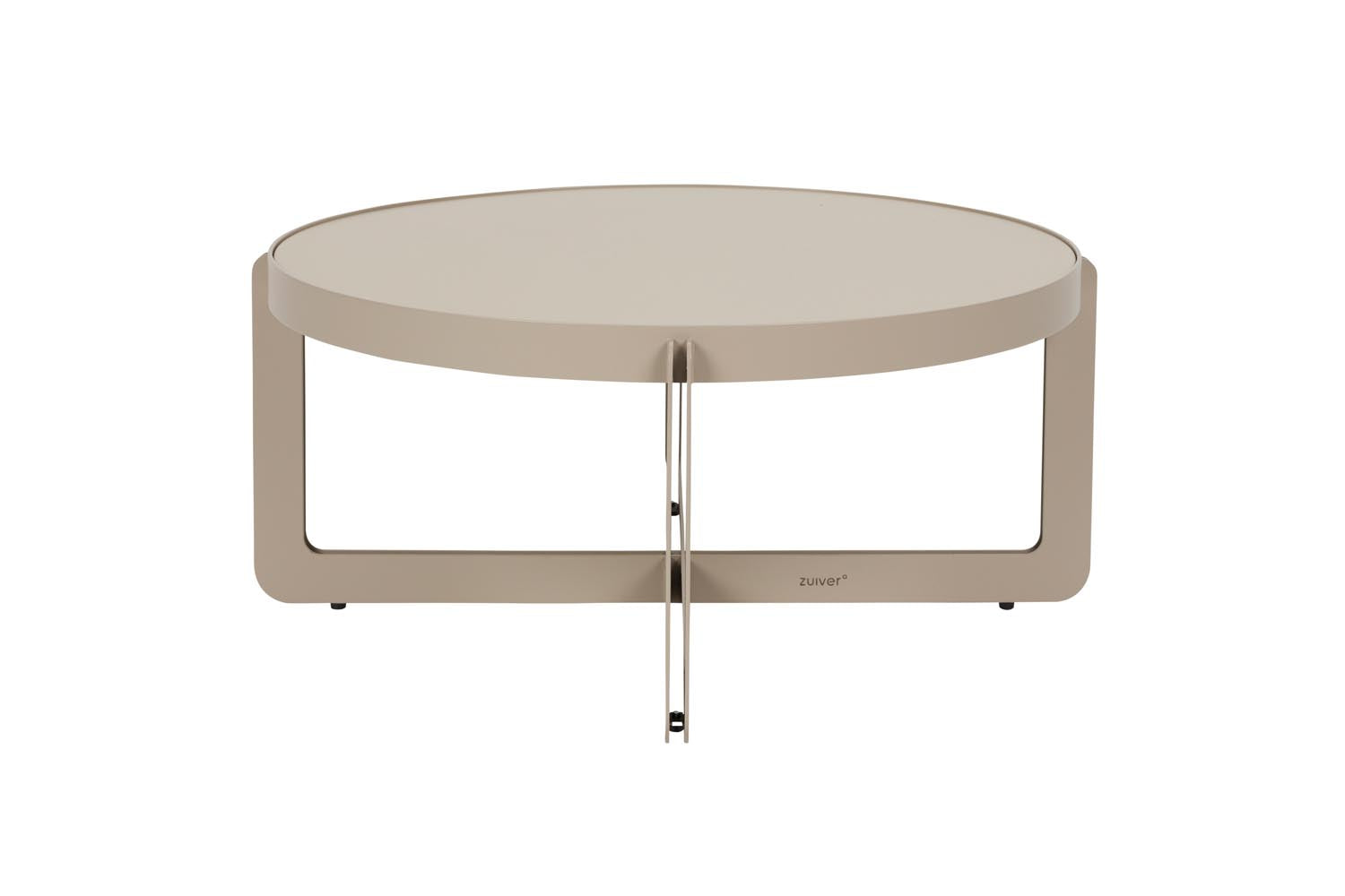 Eleganter runder Couchtisch von Zuiver, modernes Design, erstklassige Materialien, perfekt für stilvolle Wohnräume.
