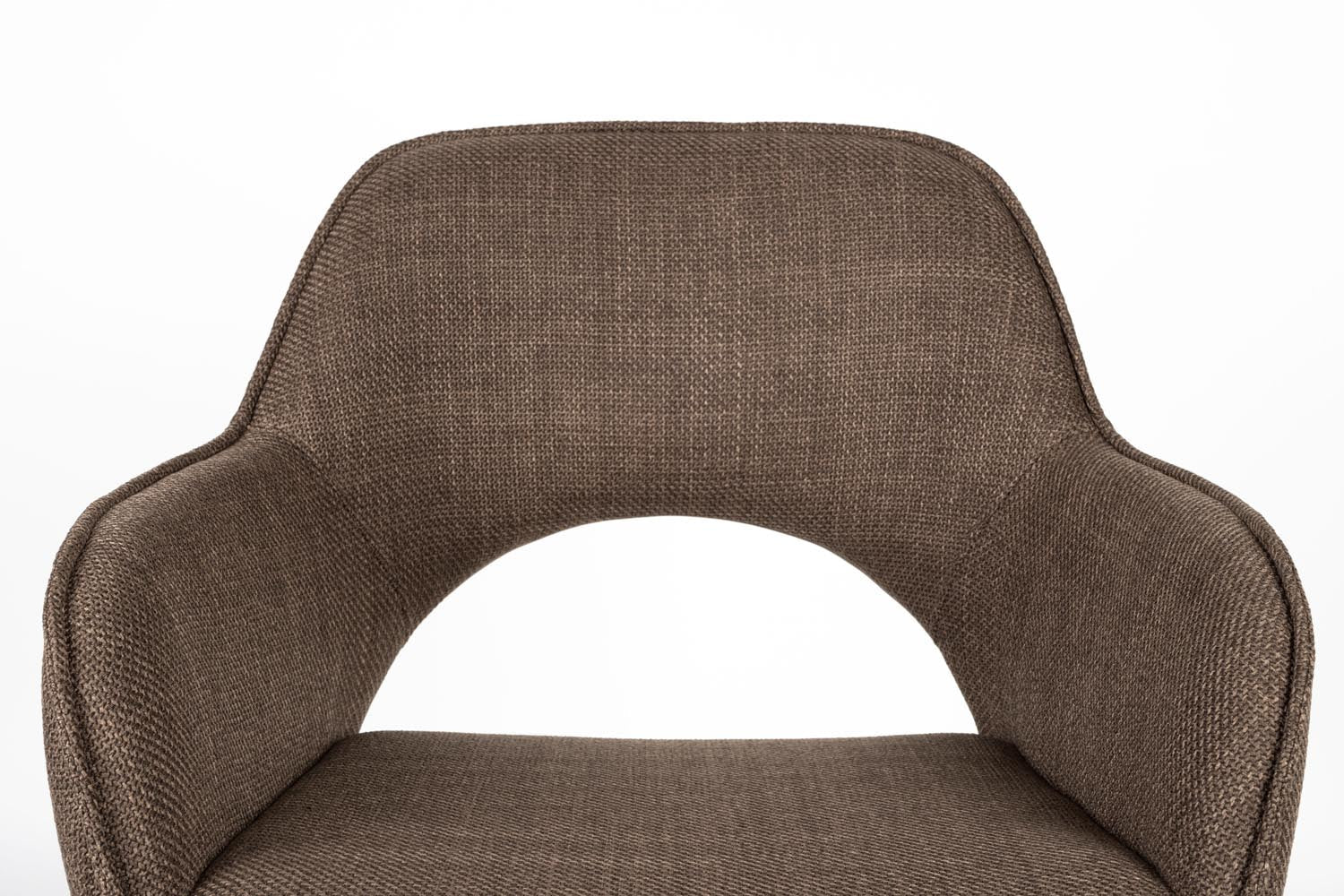 Stuhl Toye in Braun präsentiert im Onlineshop von KAQTU Design AG. Stuhl ist von White Label Living