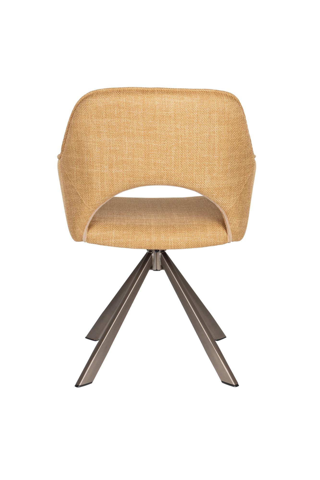 Stuhl Toye in Ocker präsentiert im Onlineshop von KAQTU Design AG. Stuhl ist von White Label Living