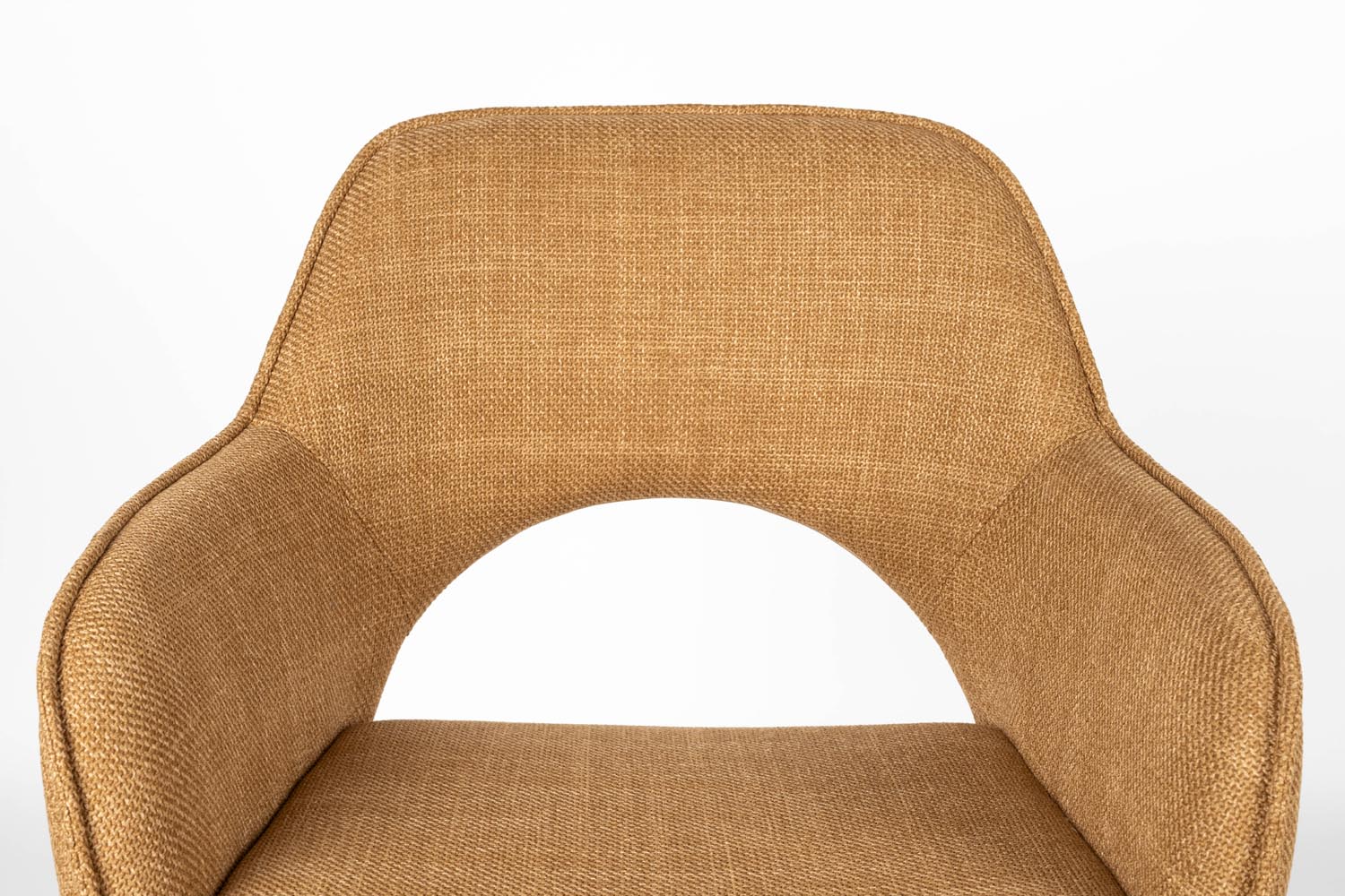 Stuhl Toye in Ocker präsentiert im Onlineshop von KAQTU Design AG. Stuhl ist von White Label Living