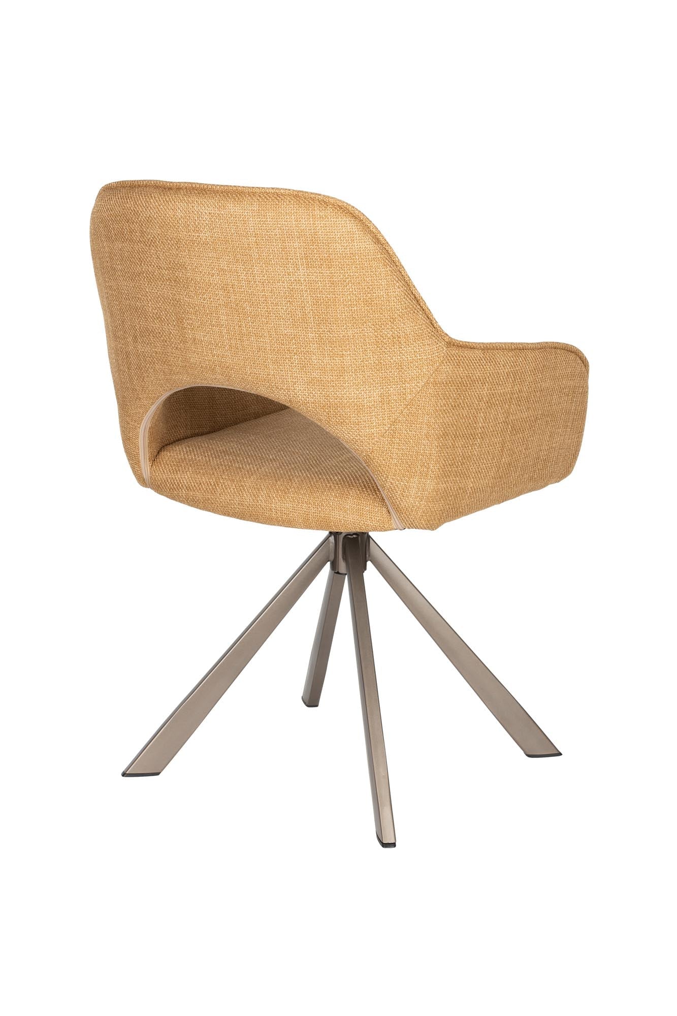 Stuhl Toye in Ocker präsentiert im Onlineshop von KAQTU Design AG. Stuhl ist von White Label Living