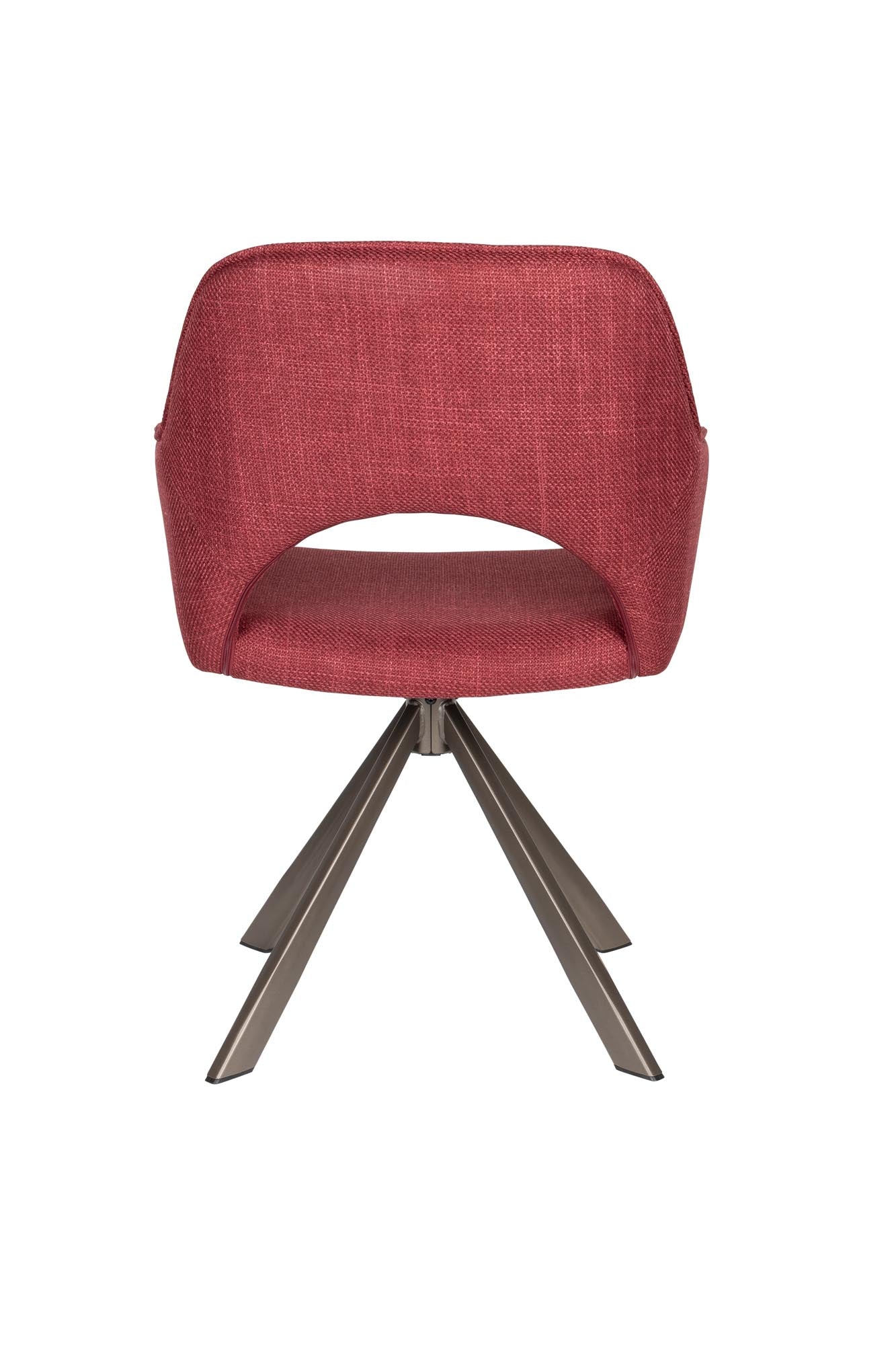 Stuhl Toye in Rot präsentiert im Onlineshop von KAQTU Design AG. Stuhl ist von White Label Living