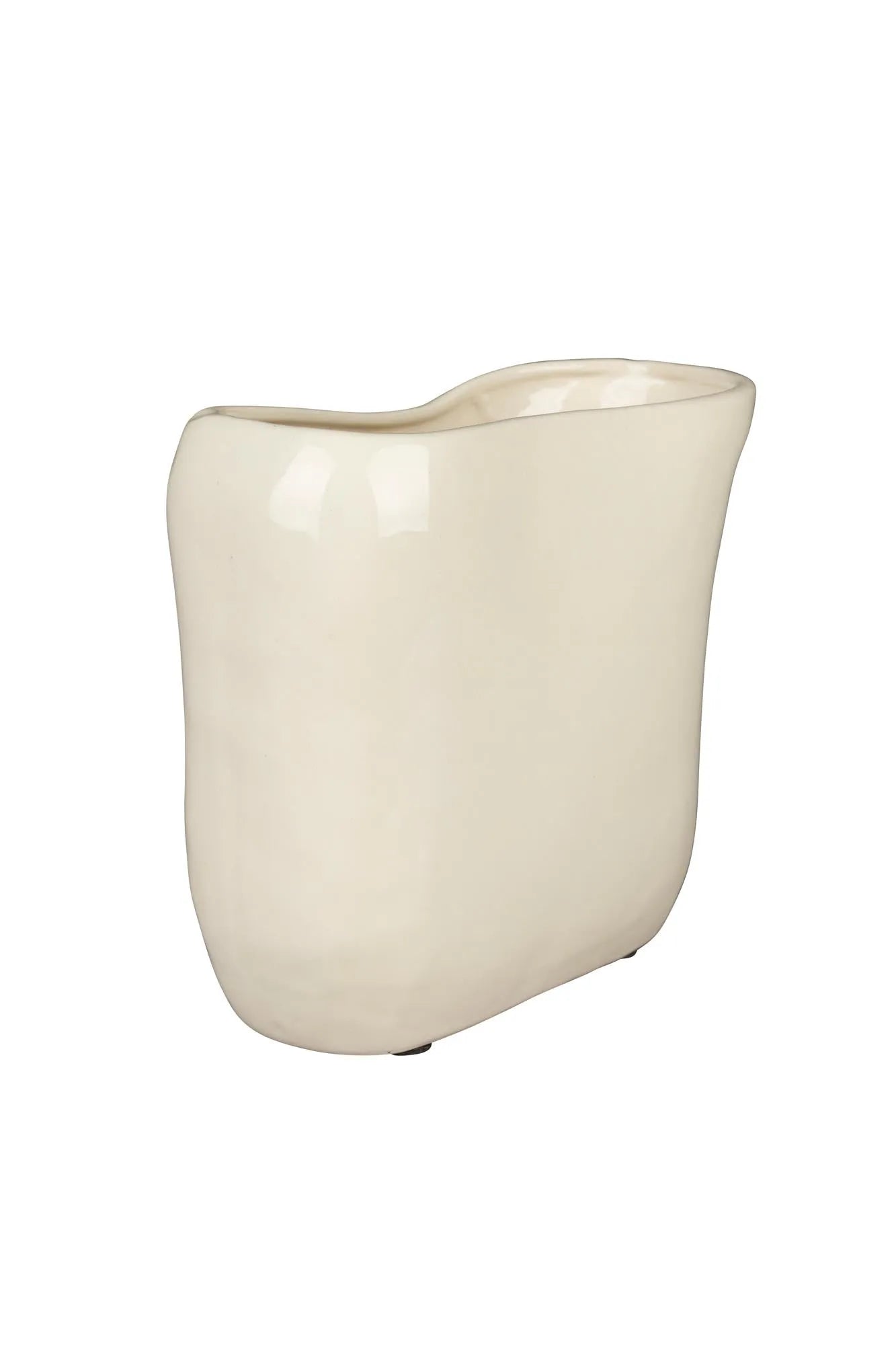 Die Vase Edna S von Dutchbone besticht durch ihr stilvolles Design und ist ideal für zeitgemäße Wohnräume geeignet.