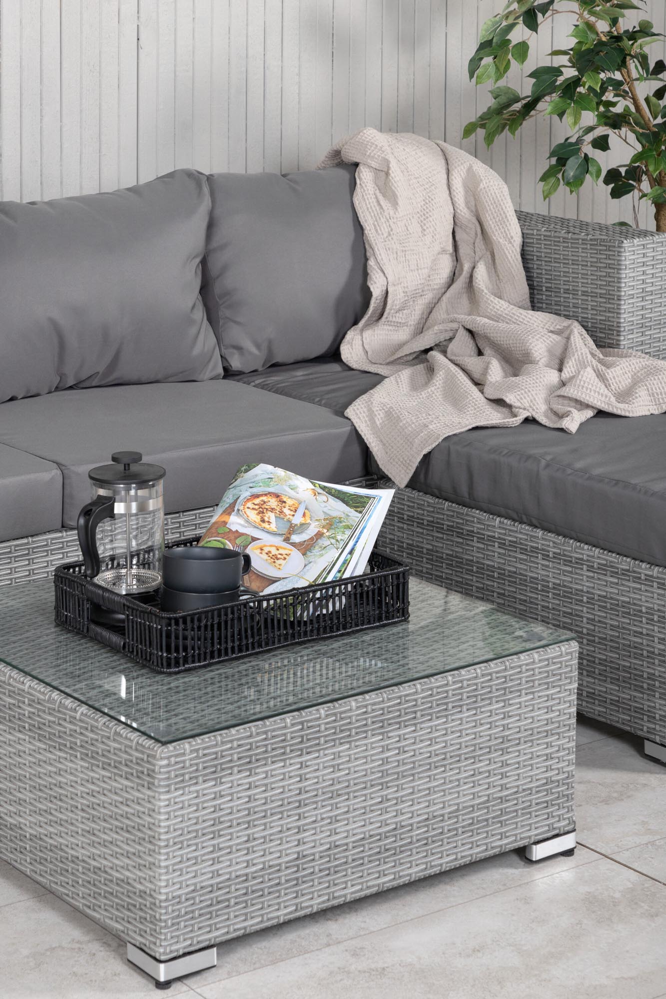 Rotterdam Sofaset 65cm in Grau präsentiert im Onlineshop von KAQTU Design AG. Loungeset ist von Venture Home