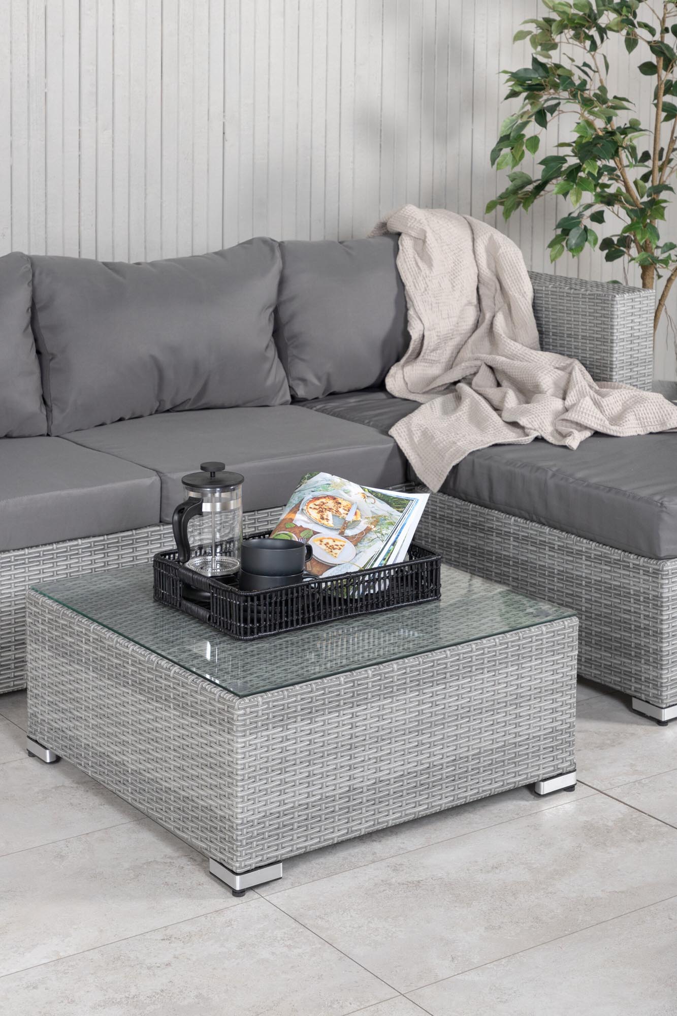 Rotterdam Sofaset 65cm in Grau präsentiert im Onlineshop von KAQTU Design AG. Loungeset ist von Venture Home