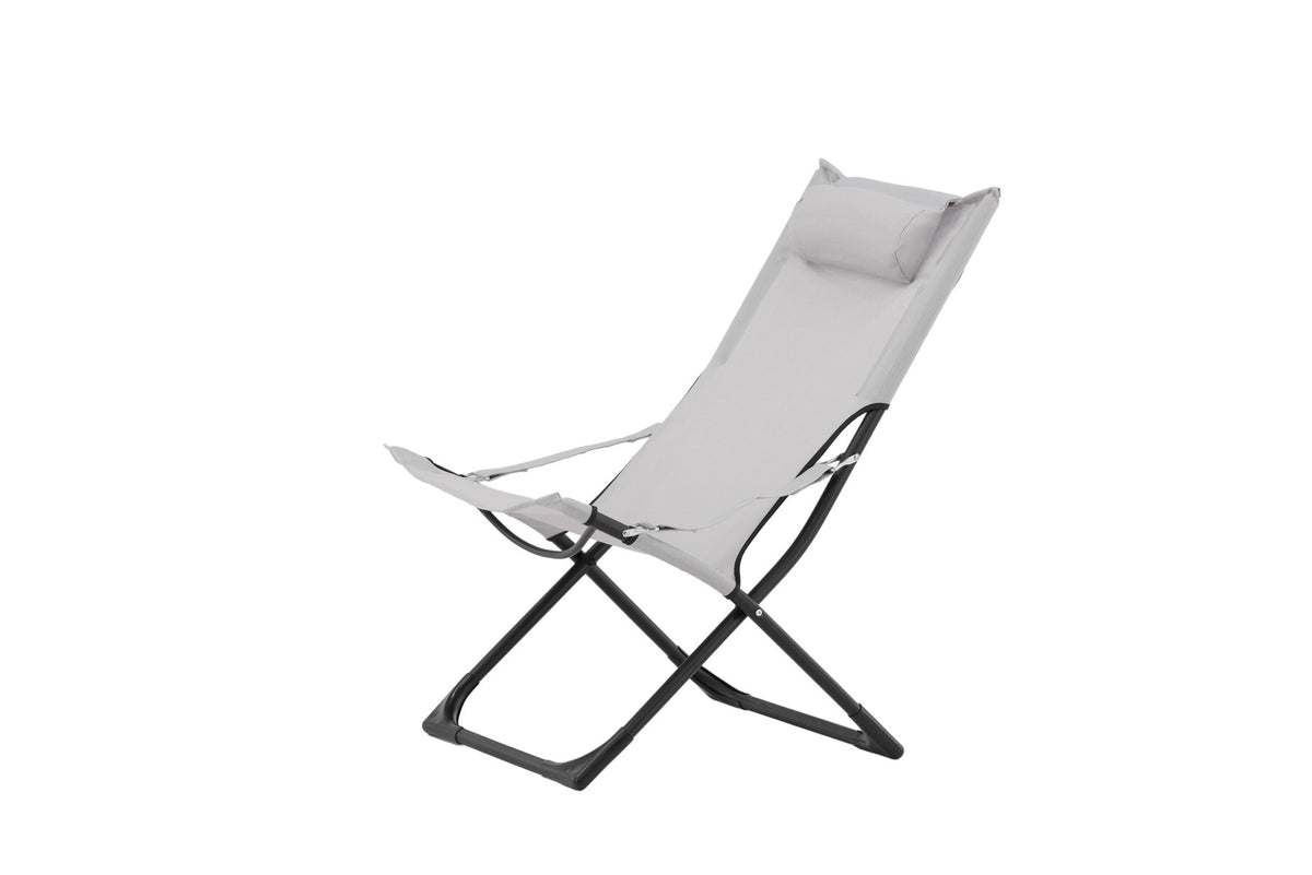 Sevilla Sun Lounge in Grau präsentiert im Onlineshop von KAQTU Design AG. Liegestuhl ist von Venture Home