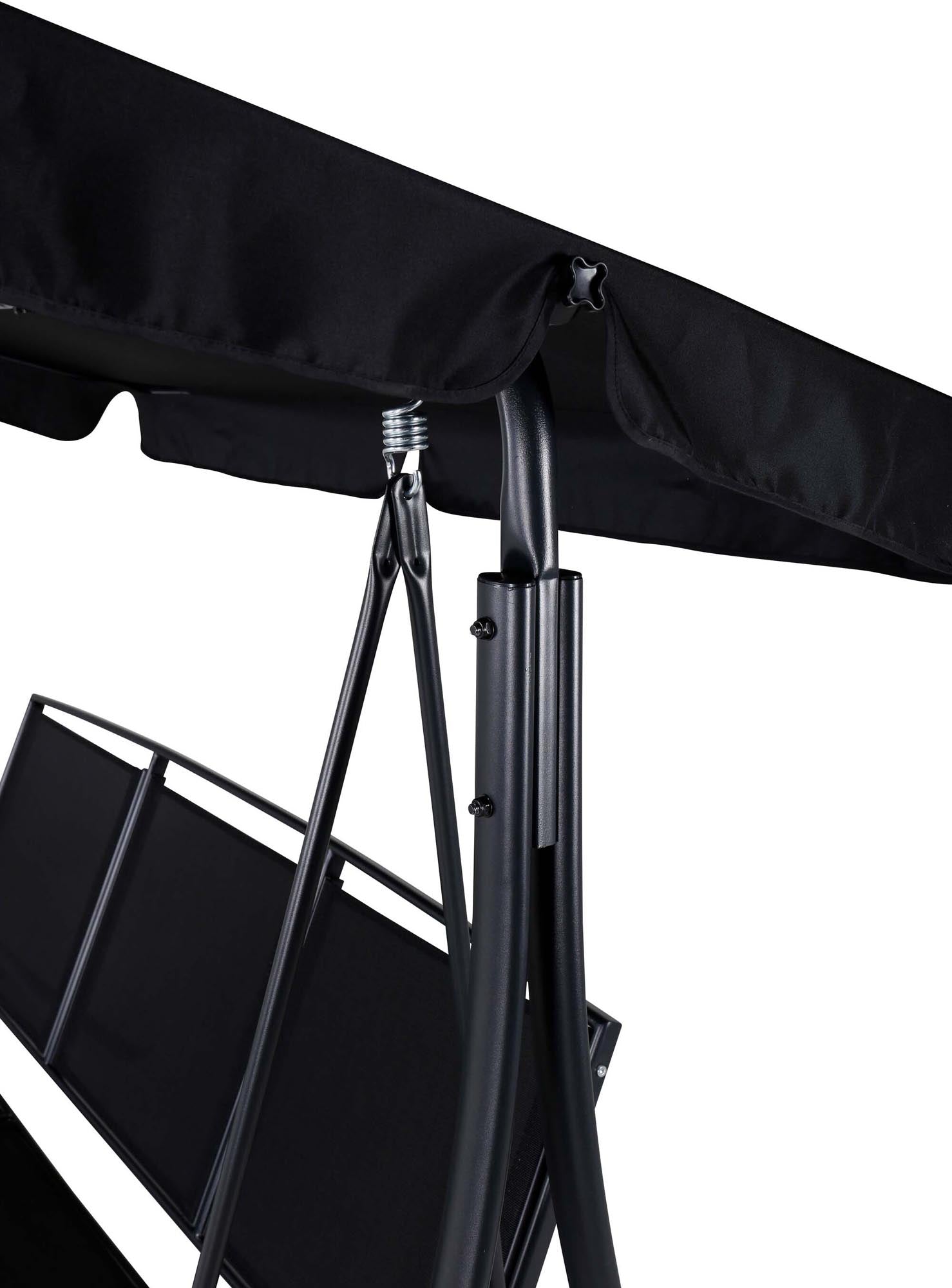 Madras Sofa in Schwarz präsentiert im Onlineshop von KAQTU Design AG. Schaukel Outdoor ist von Venture Home