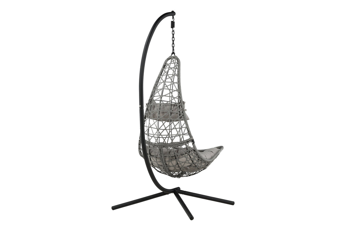 Edinburgh Hängesessel in Grau präsentiert im Onlineshop von KAQTU Design AG. Outdoor-Sessel ist von Venture Home