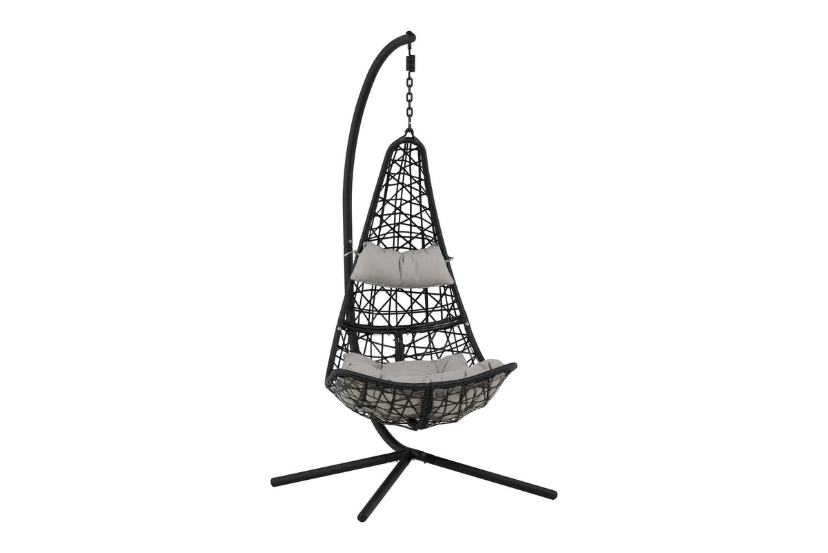 Edinburgh Hängesessel in Schwarz präsentiert im Onlineshop von KAQTU Design AG. Outdoor-Sessel ist von Venture Home