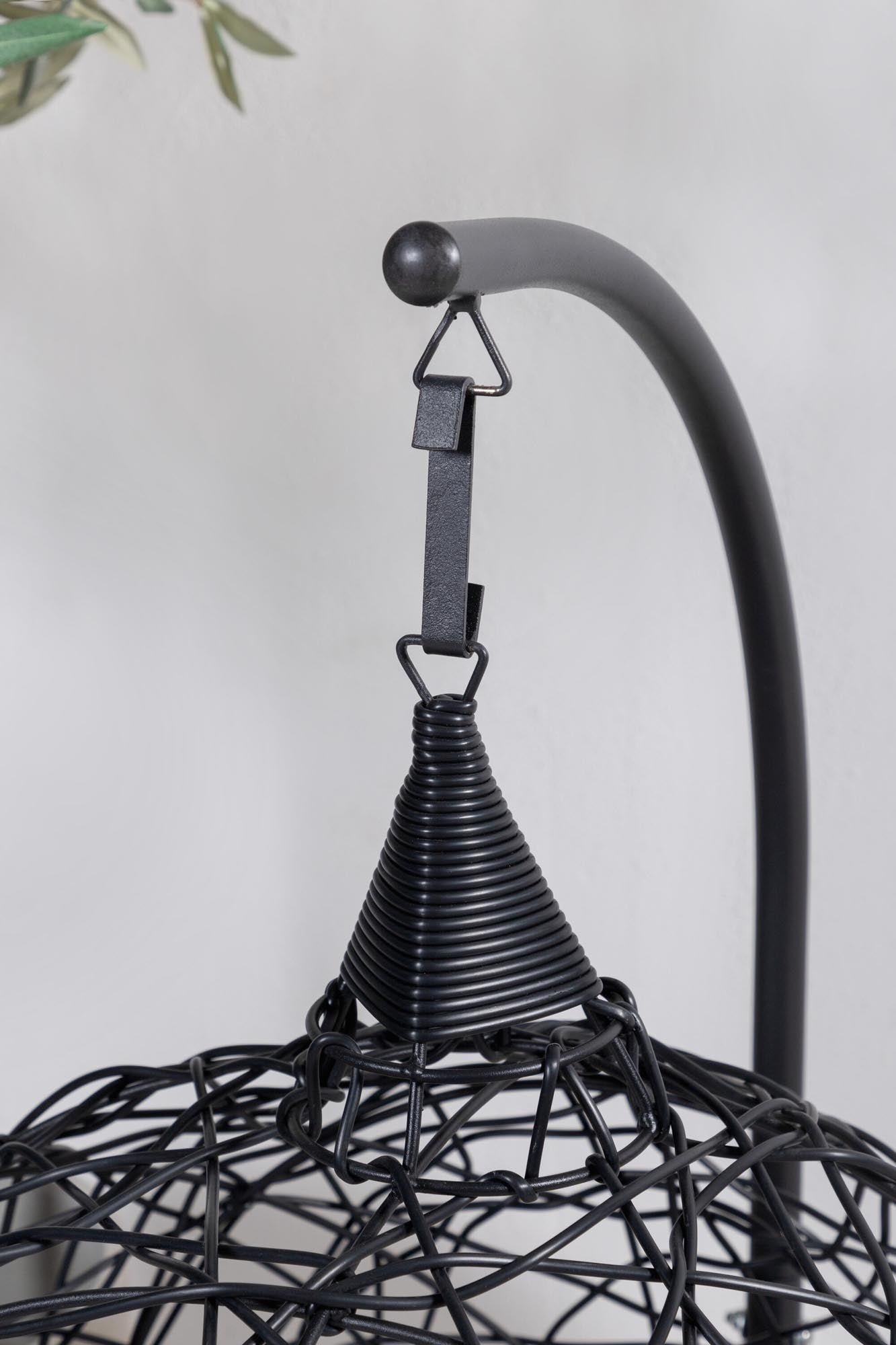 Lexi Hängesessel in Schwarz präsentiert im Onlineshop von KAQTU Design AG. Schaukel Outdoor ist von Venture Home