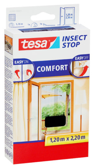 TESA Fliegengitter Comfort Türe 2 Stück à 0.65x2.2 m anthrazit in  präsentiert im Onlineshop von KAQTU Design AG. Insektenabwehr ist von TESA
