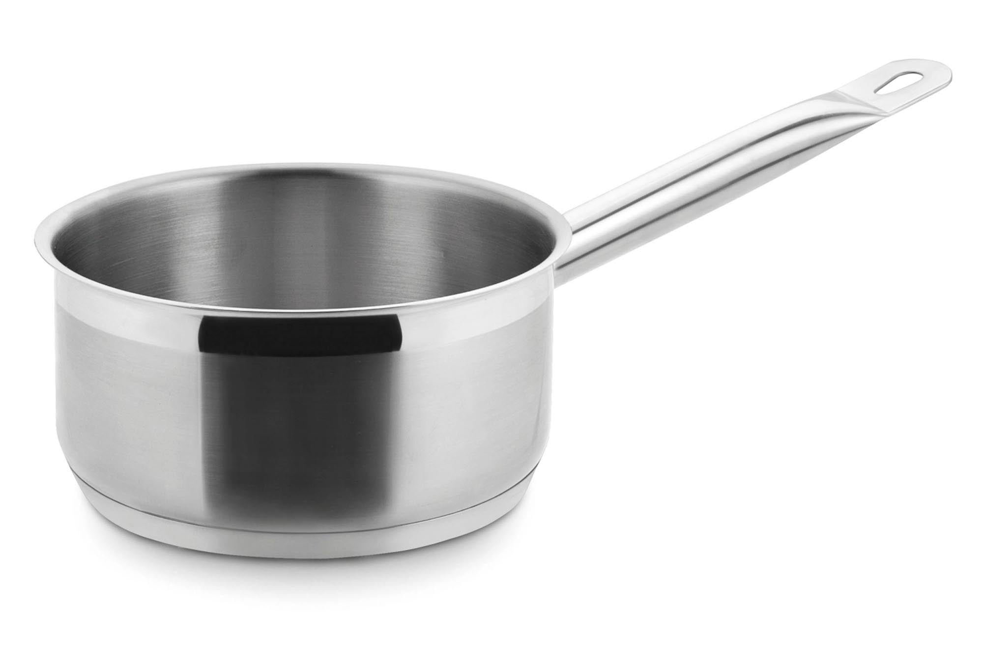 Eco Chef Stielkasserolle 12cm H7cm 0.75lt in Silber präsentiert im Onlineshop von KAQTU Design AG. Topf ist von Lacor
