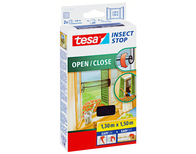 TESA Fliegengitter Open/Close 1.3x1.5 m anthrazit in  präsentiert im Onlineshop von KAQTU Design AG. Insektenabwehr ist von TESA