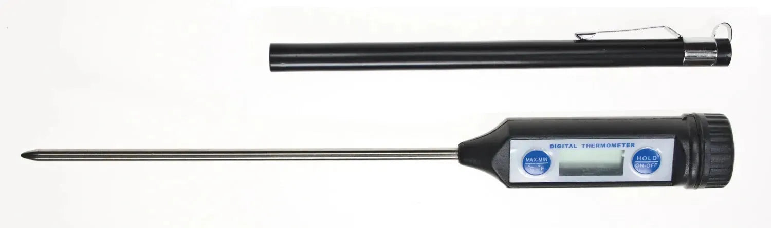 Digital Thermometer wasserfest in Schwarz präsentiert im Onlineshop von KAQTU Design AG. Küchenhelfer ist von Lagotto