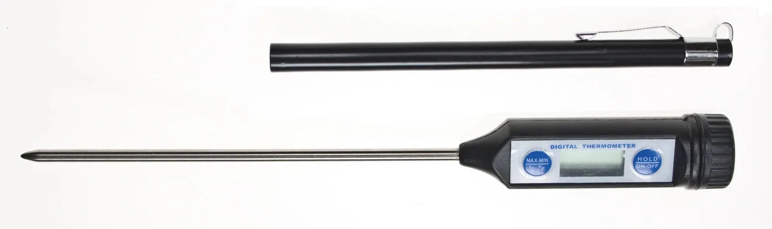 Digital Thermometer wasserfest in Schwarz präsentiert im Onlineshop von KAQTU Design AG. Küchenhelfer ist von Lagotto